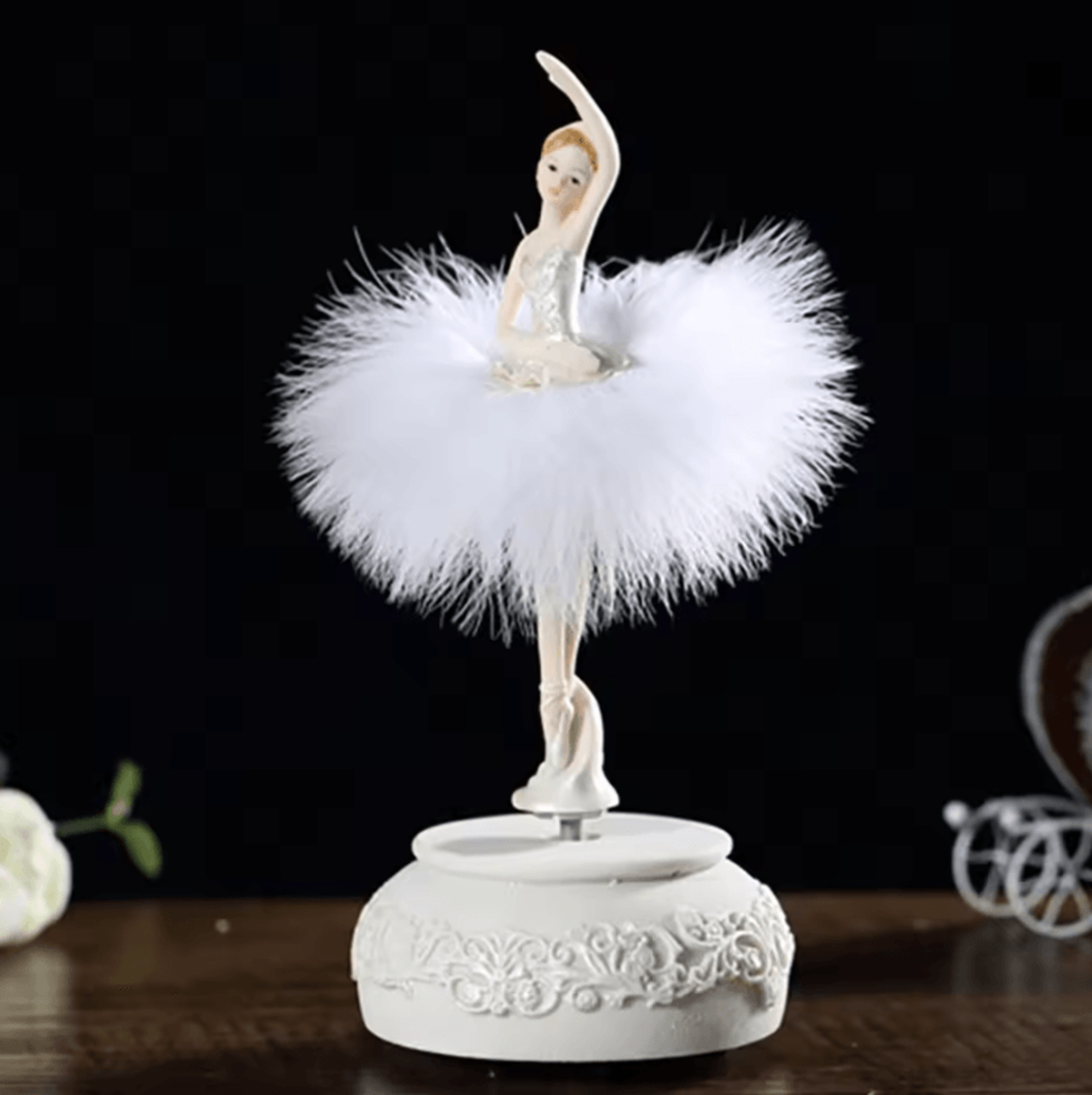 Rotating Ballet Dancing Doll Music Box Replacement 0