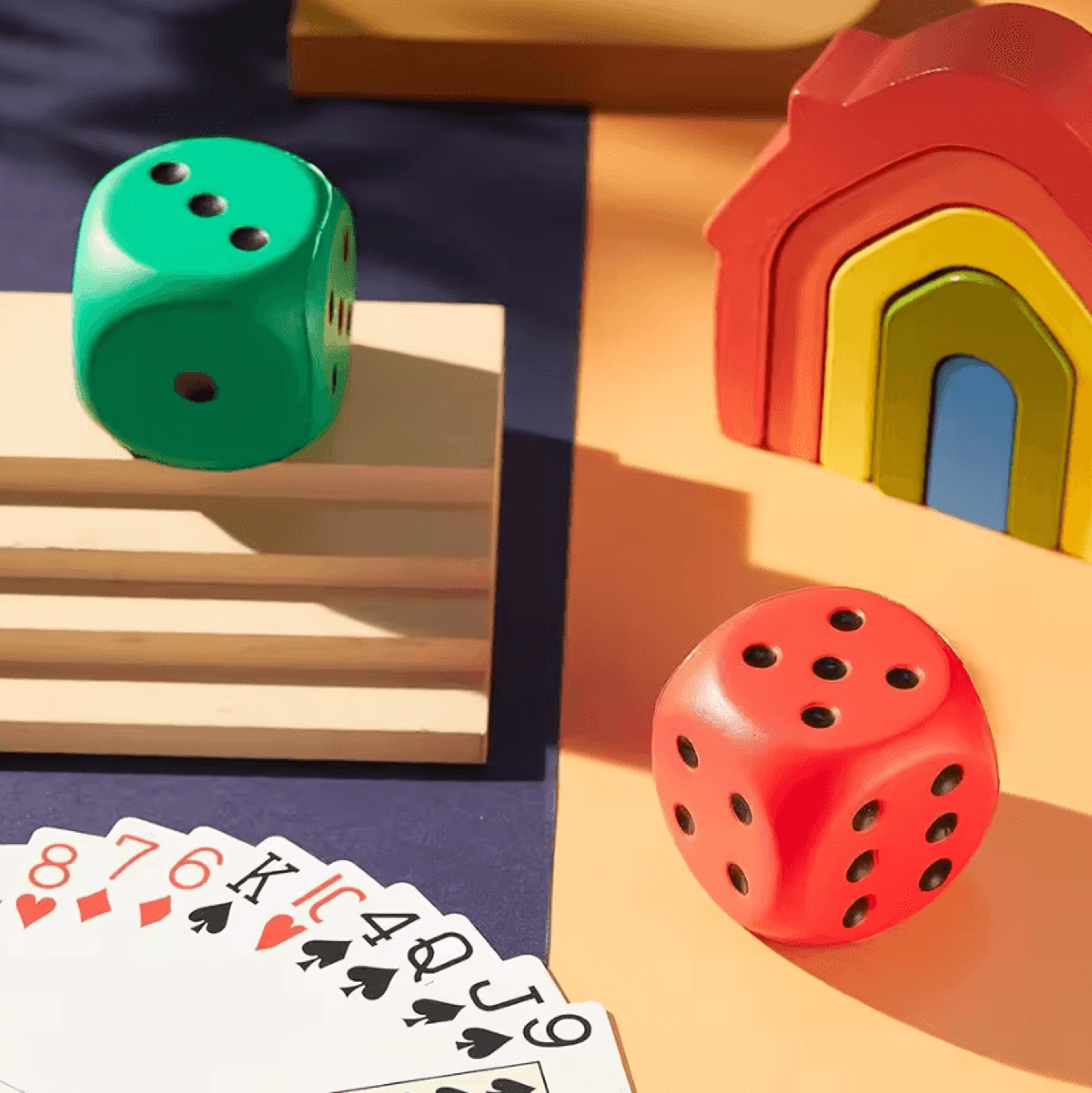 6 Or 12 Piece Jumbo Soft Foam Dice Set For Games And Learning 2
