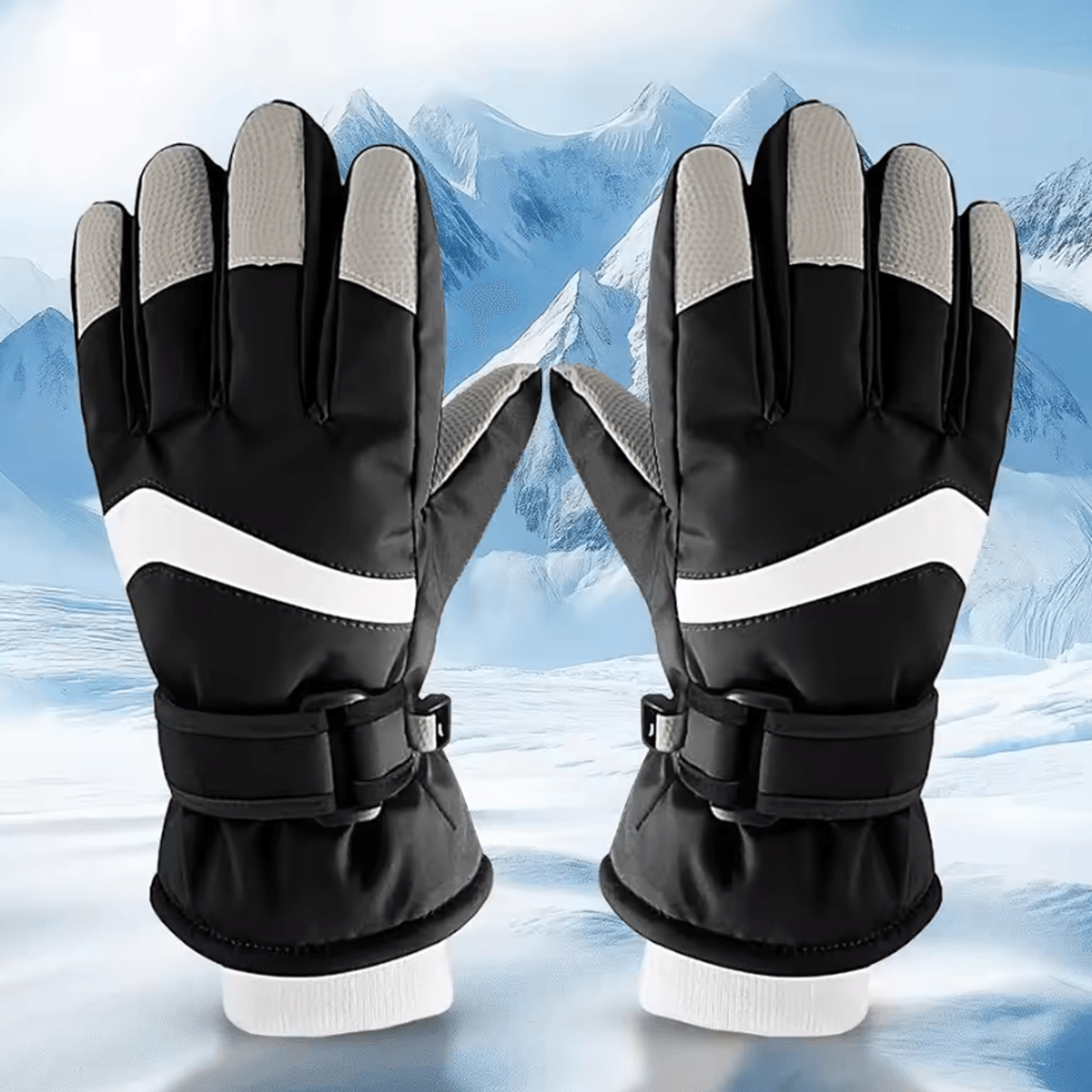 Kids Warm Windproof Winter Ski Gloves For Boys And Girls 6