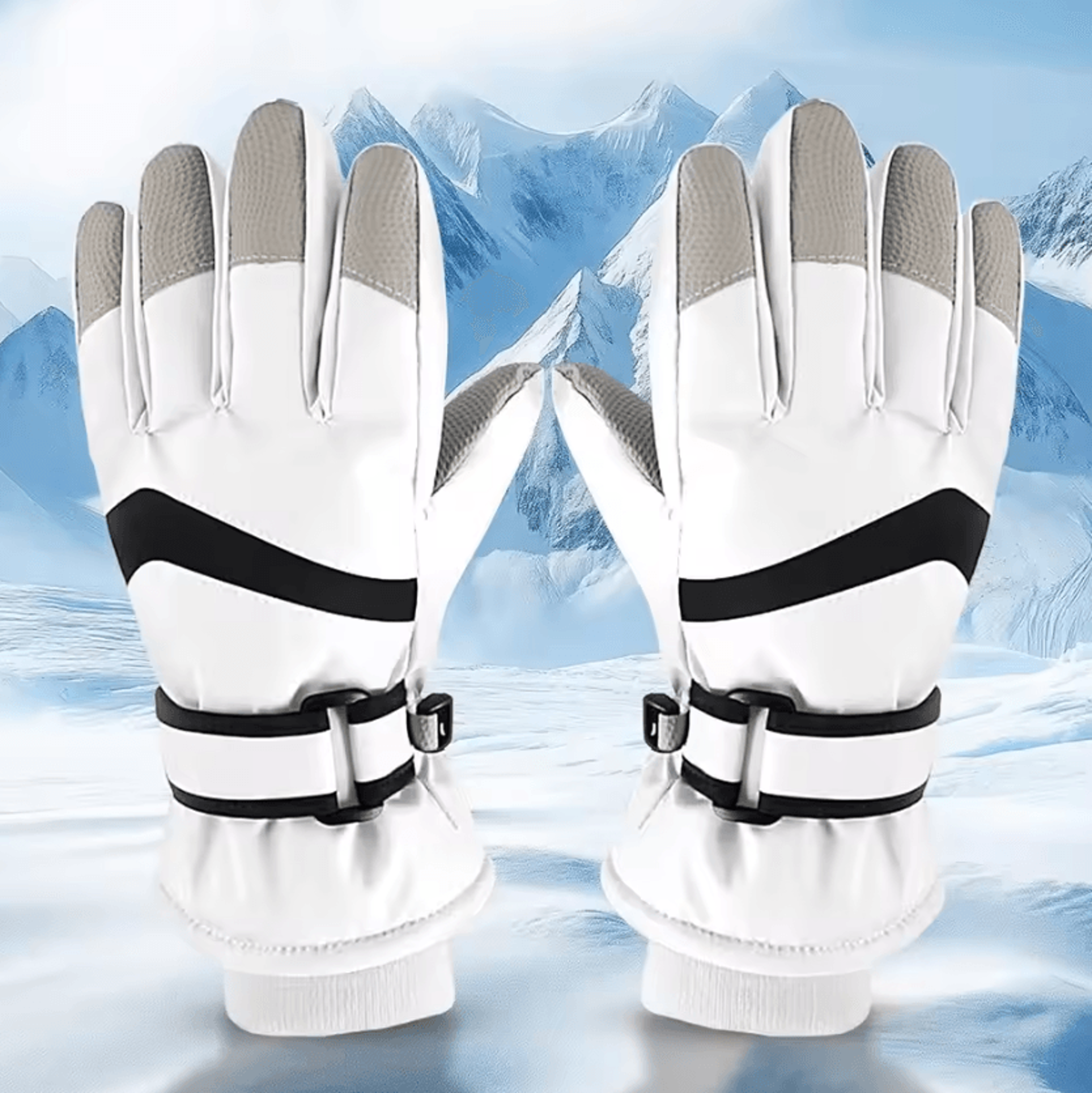 Kids Warm Windproof Winter Ski Gloves For Boys And Girls 7