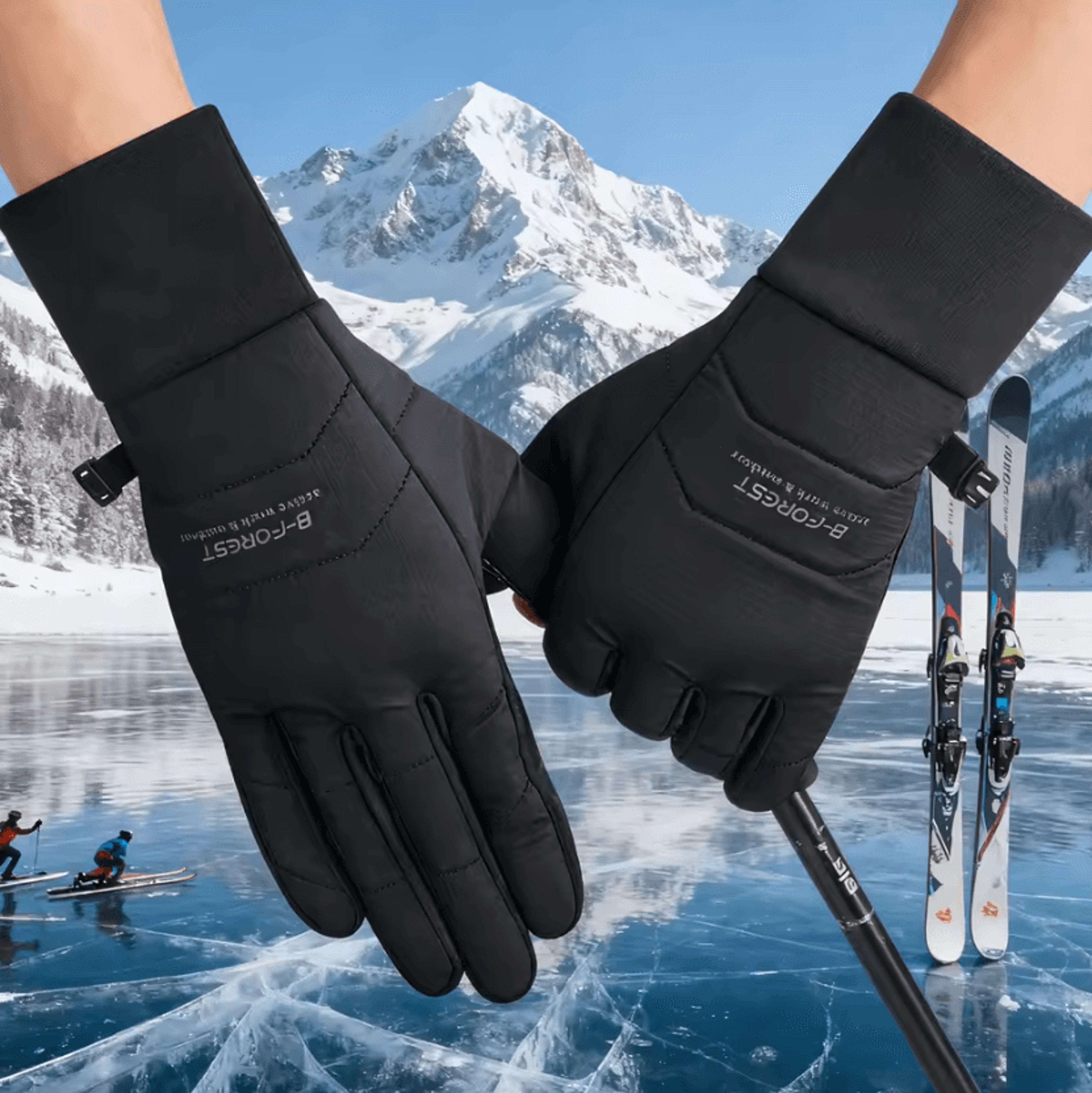Unisex Windproof Touchscreen Winter Gloves For Skiing And Cycling 1