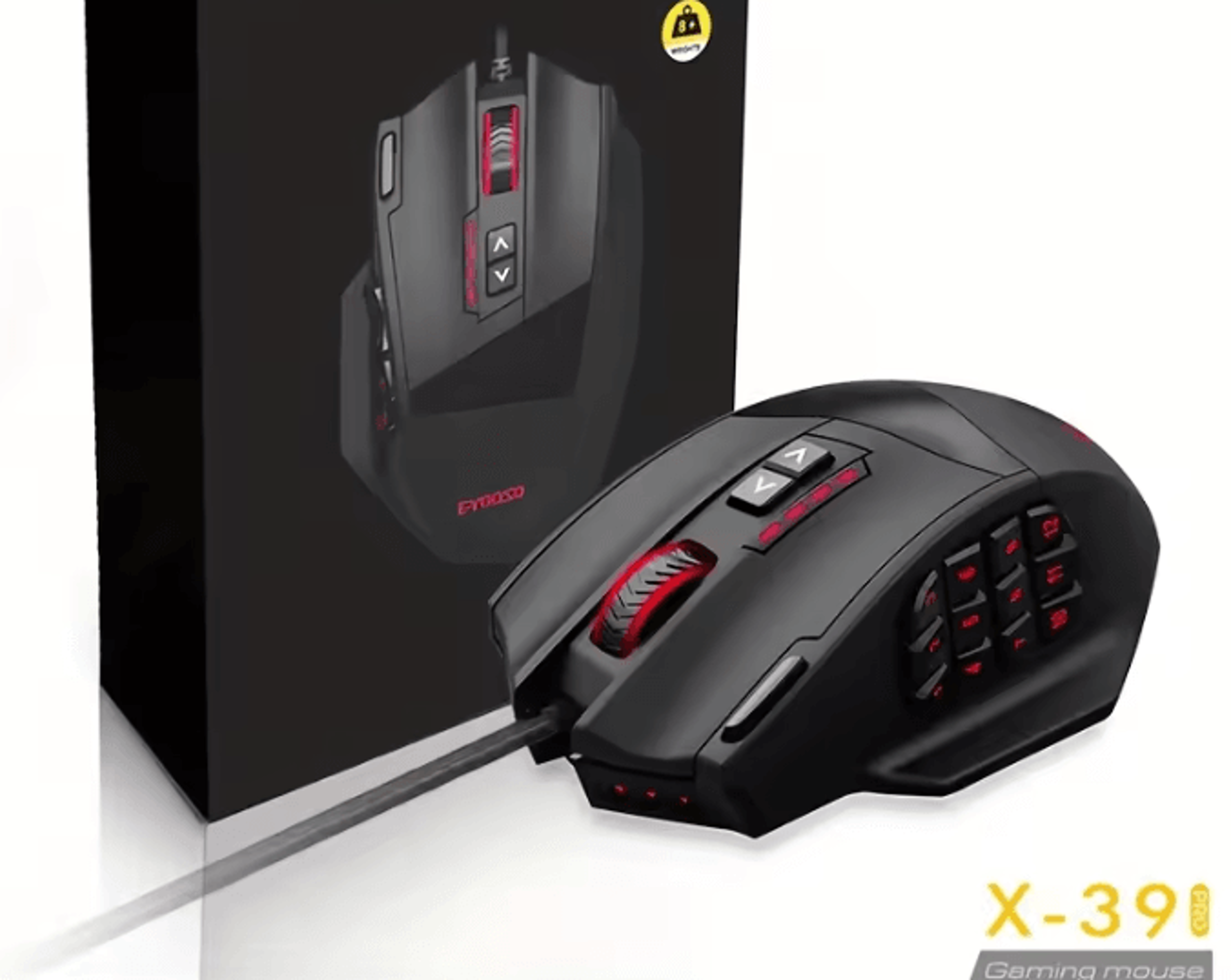 X39 PRO RGB Wired Gaming Mouse With 19 Programmable Buttons 5