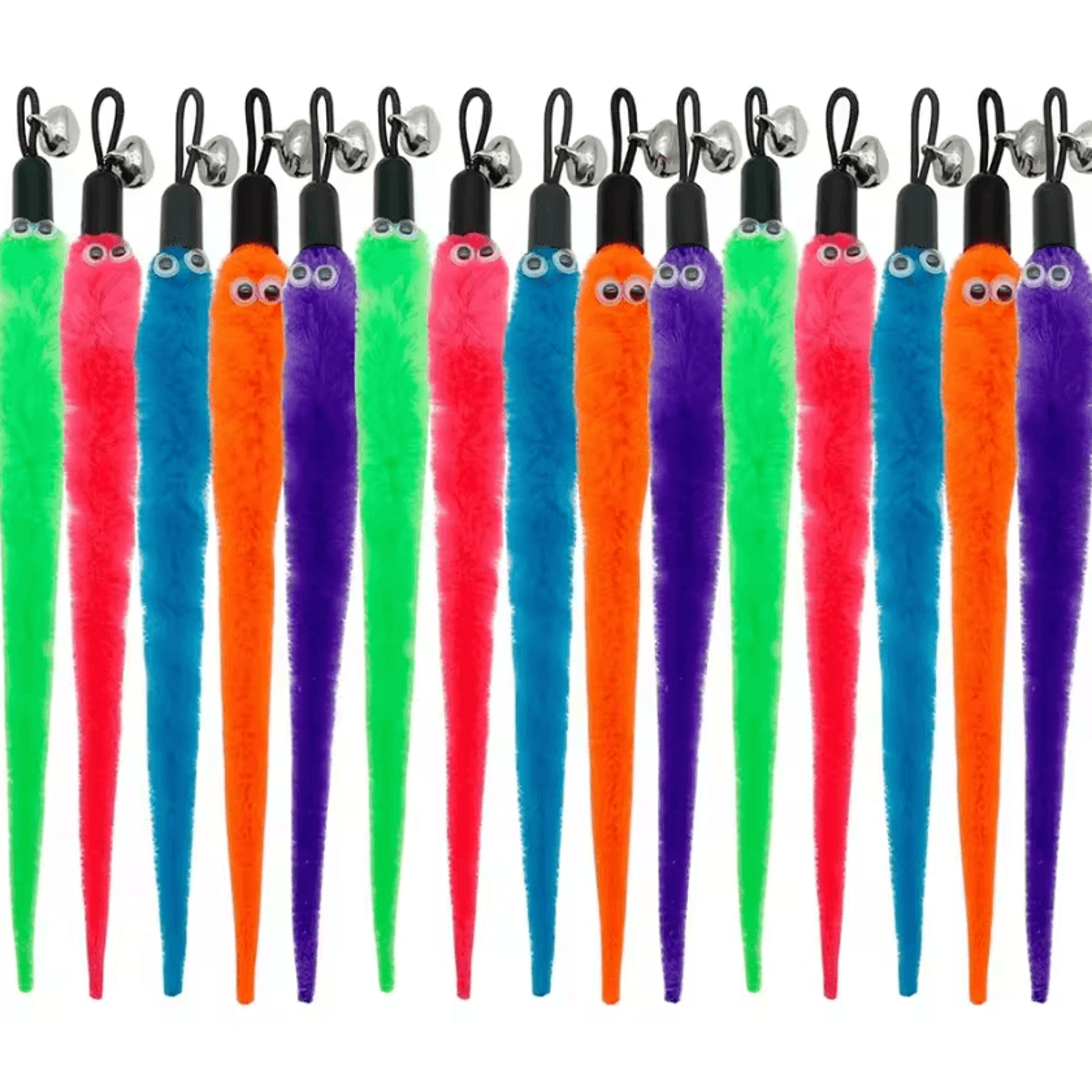 Goneko Worm Cat Wand Refills Interactive Replacement Cat Toy Attachments 5