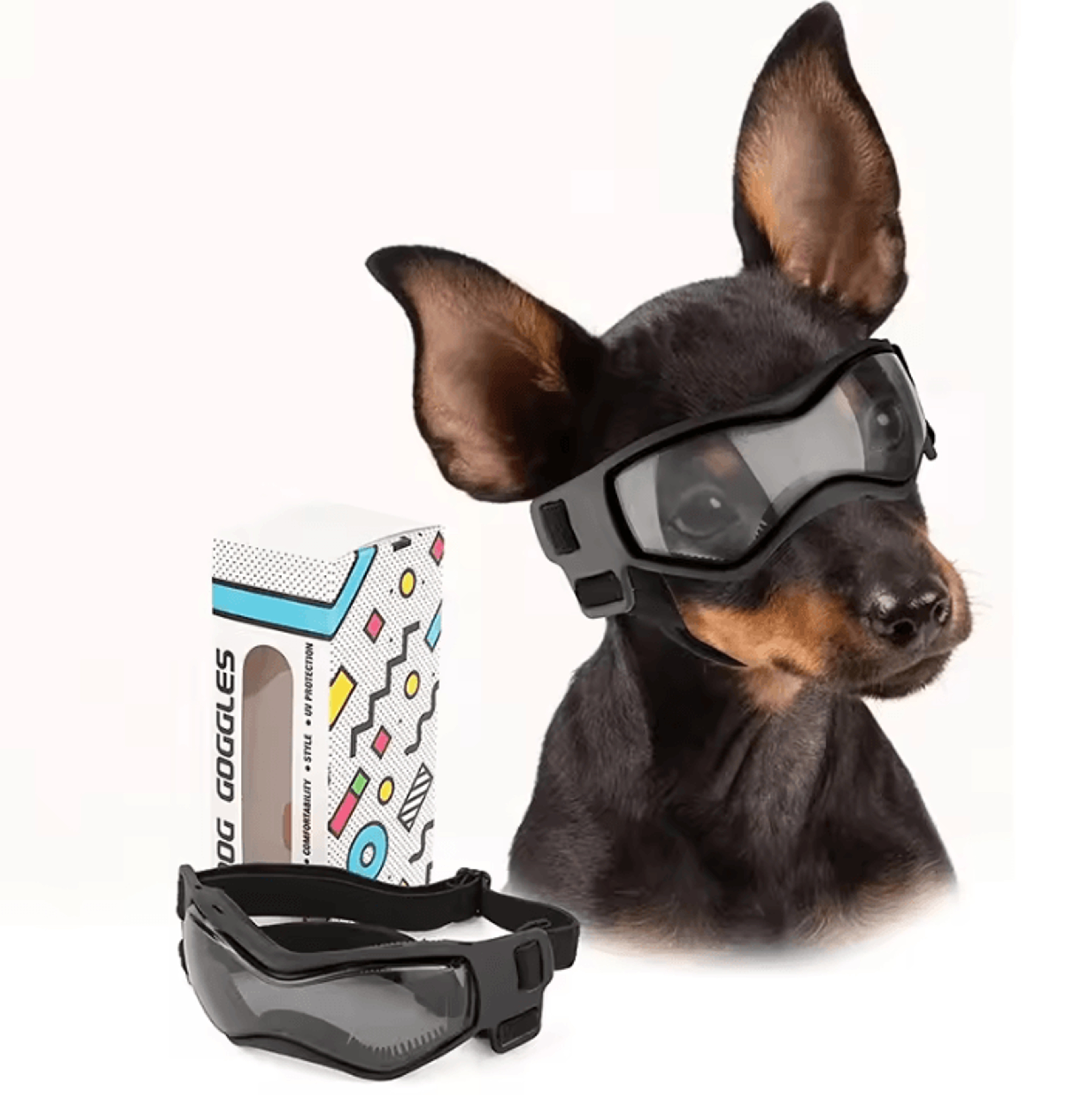 Adjustable UV Protection Dog Goggles For Outdoor Adventures 1