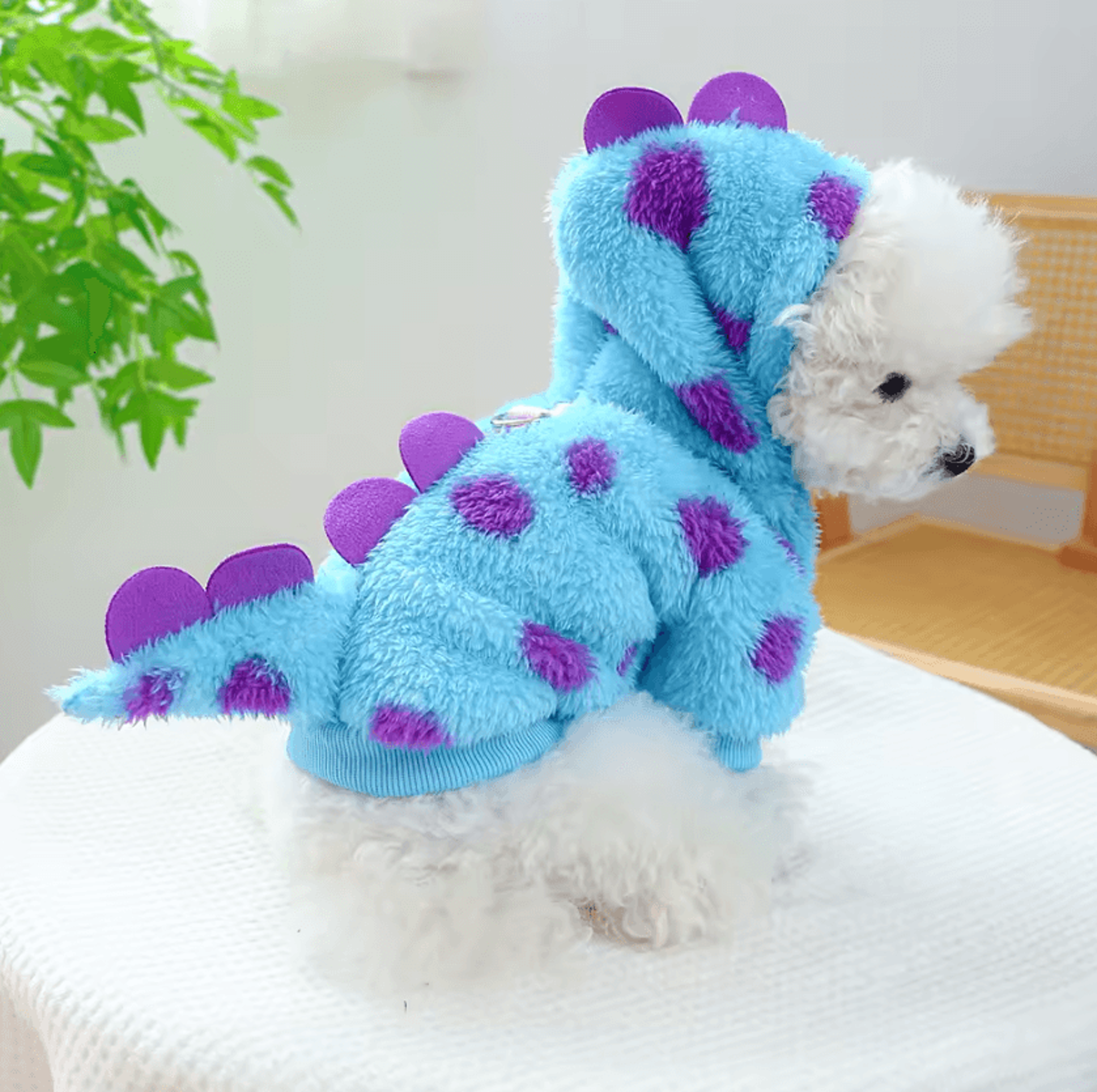 cartoon four-legged winter jumpsuit for dogs and cats
