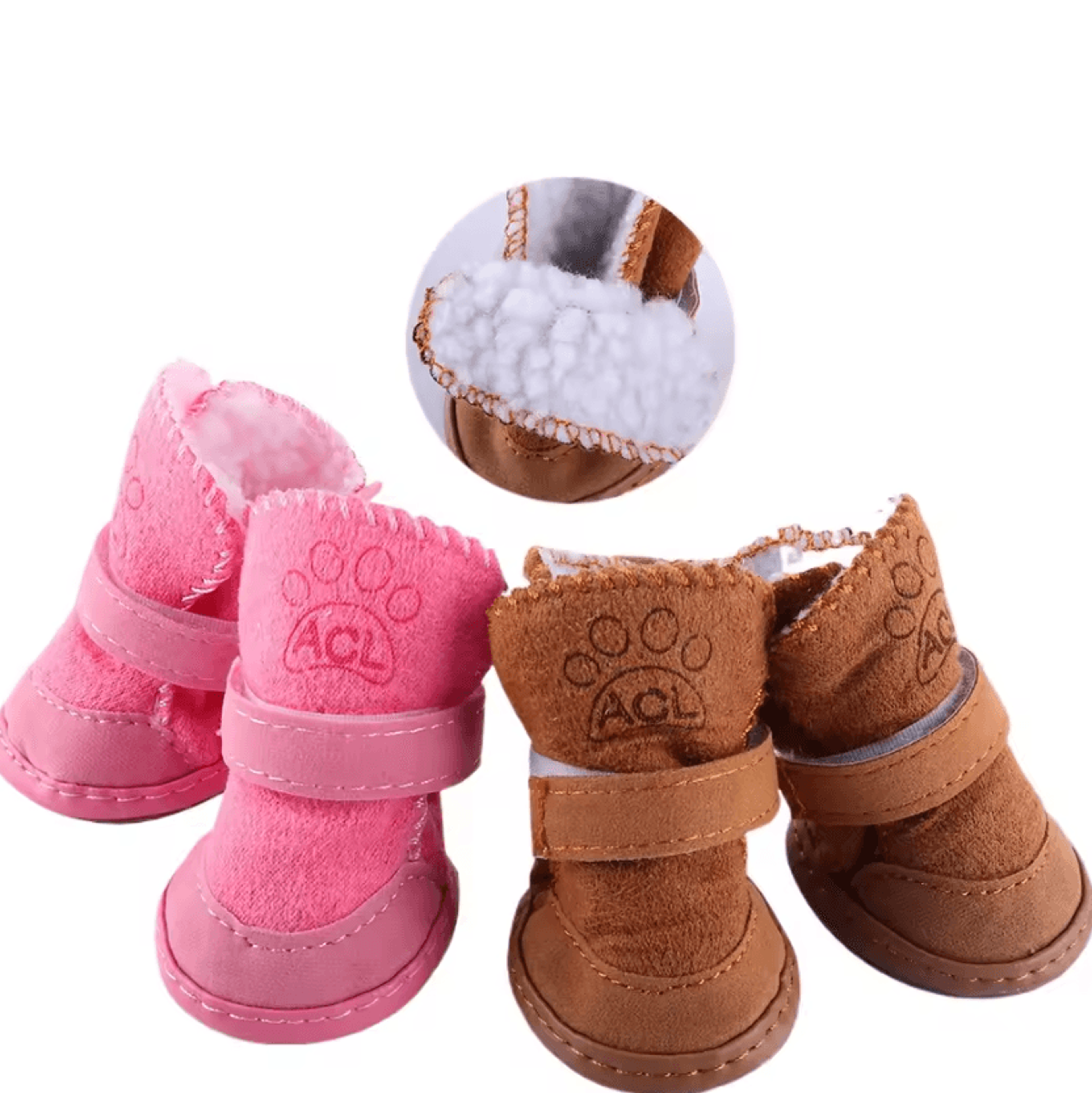 warm anti-slip dog boots for small and medium dogs