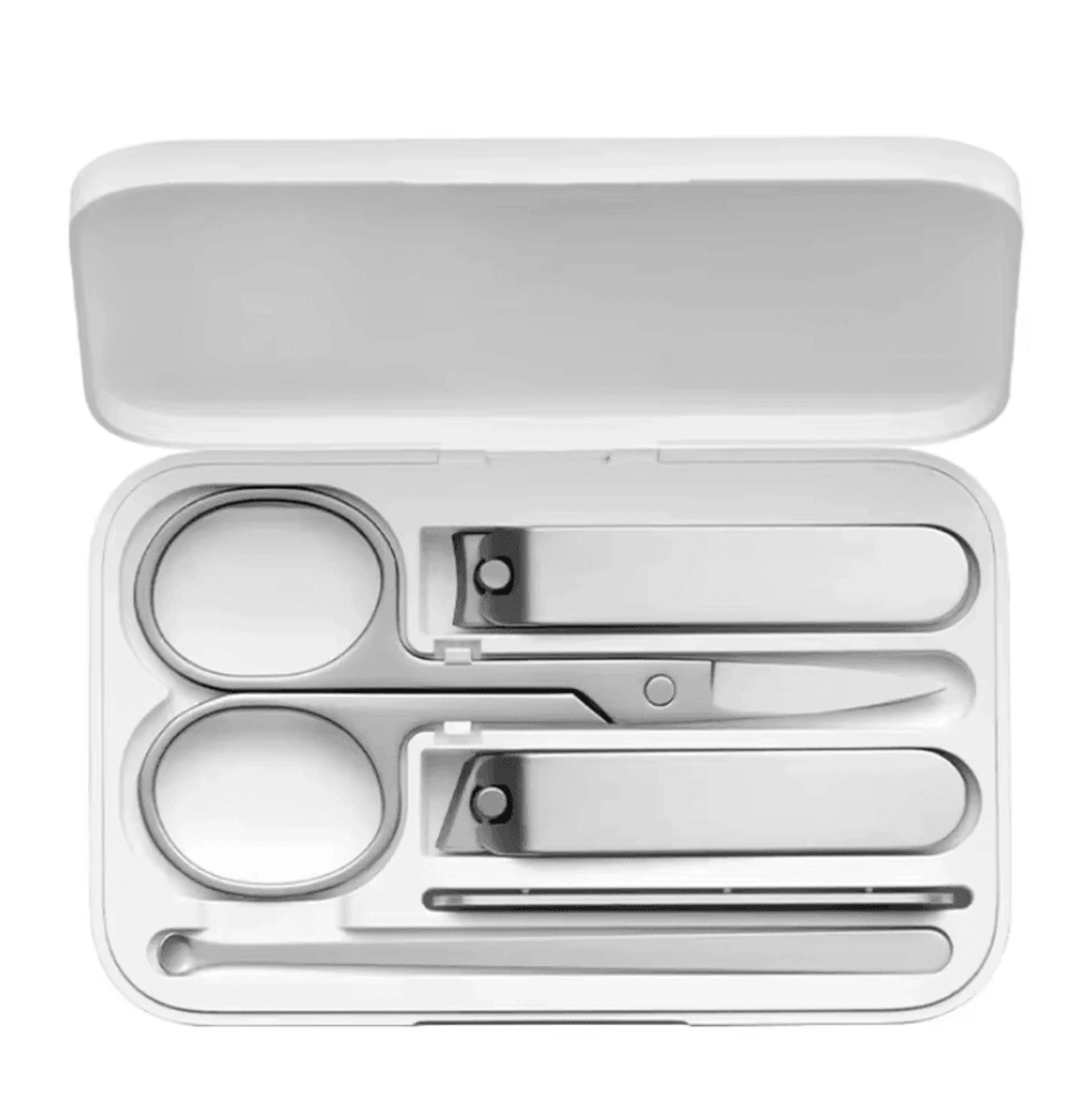 trimvault 5-piece magnetic stainless steel nail grooming kit