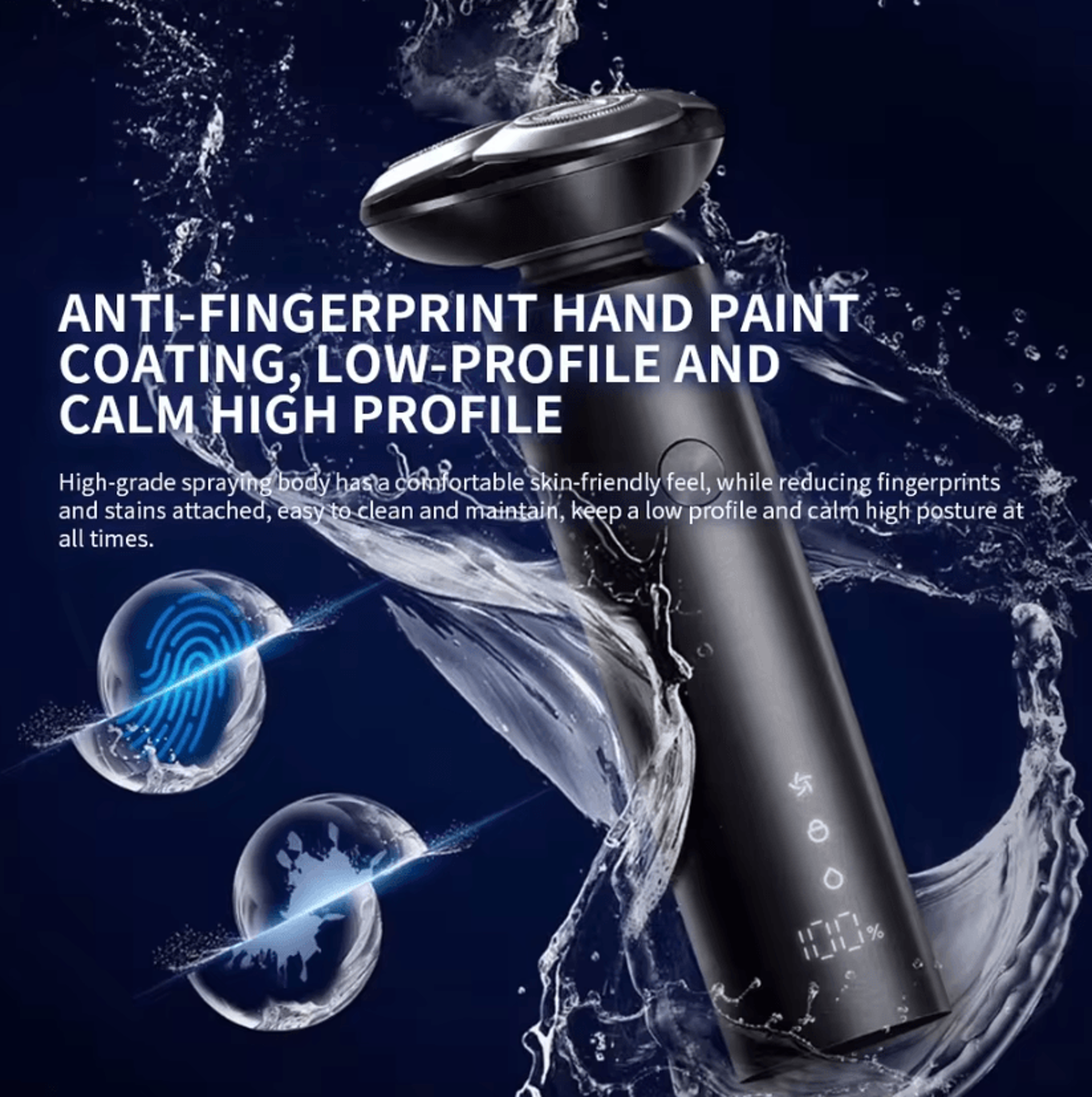 xiaomi mijia s301 flexglide ipx7 electric shaver with ceramic blades