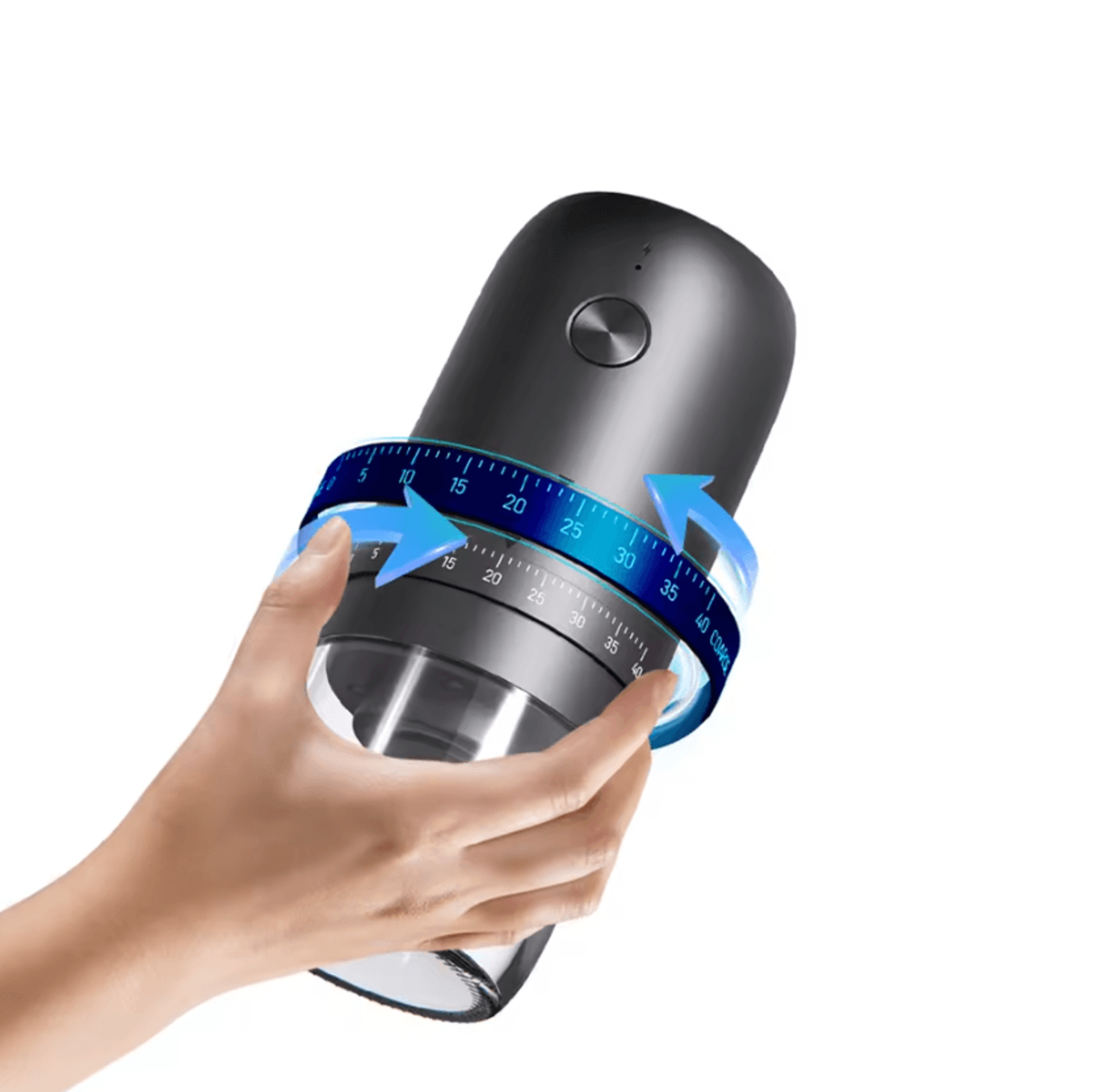 GrindCraft 40Gear USB Rechargeable Coffee Grinder 4