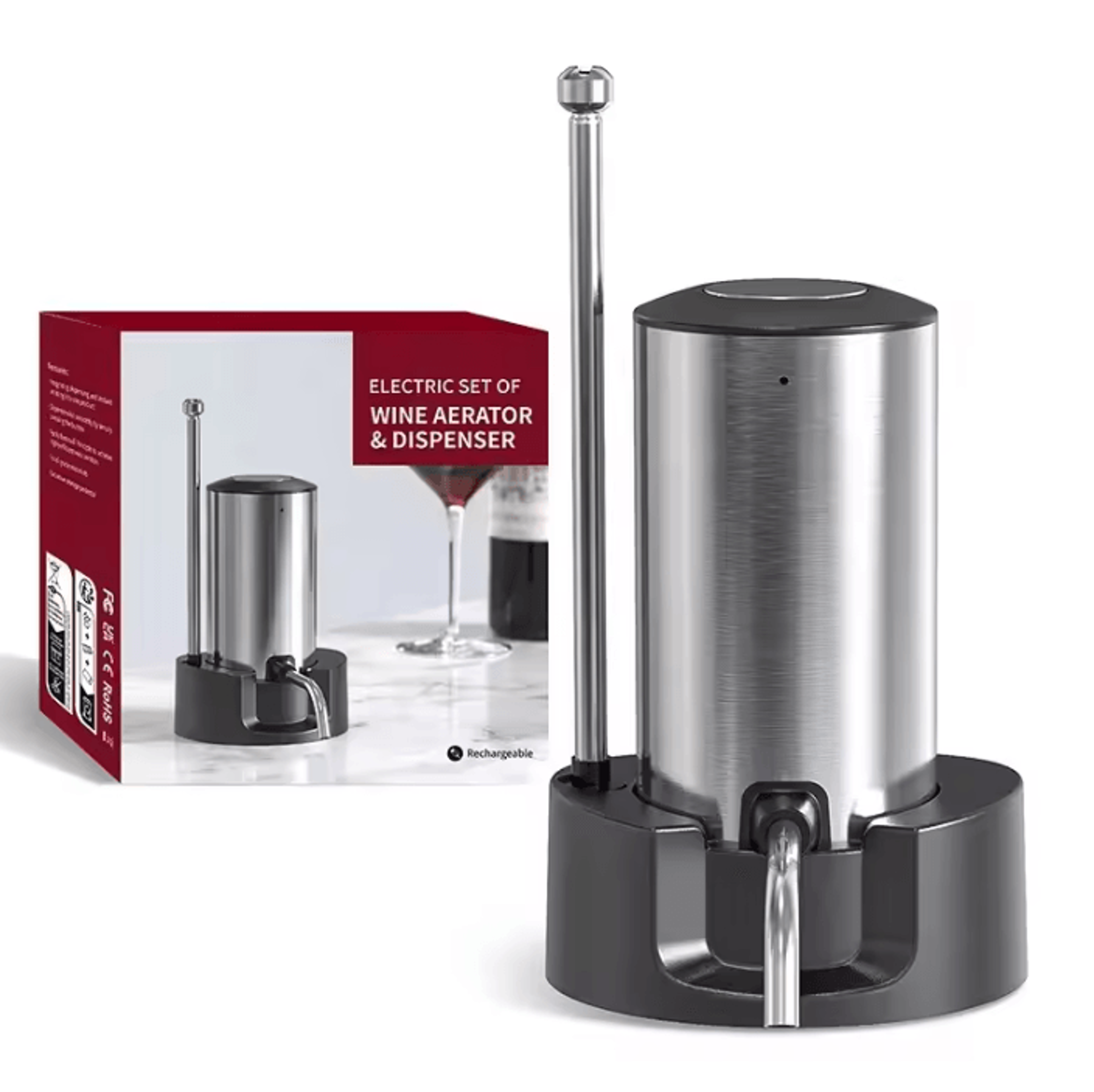 One Touch Electric Wine Aerator And Automatic Dispenser 4