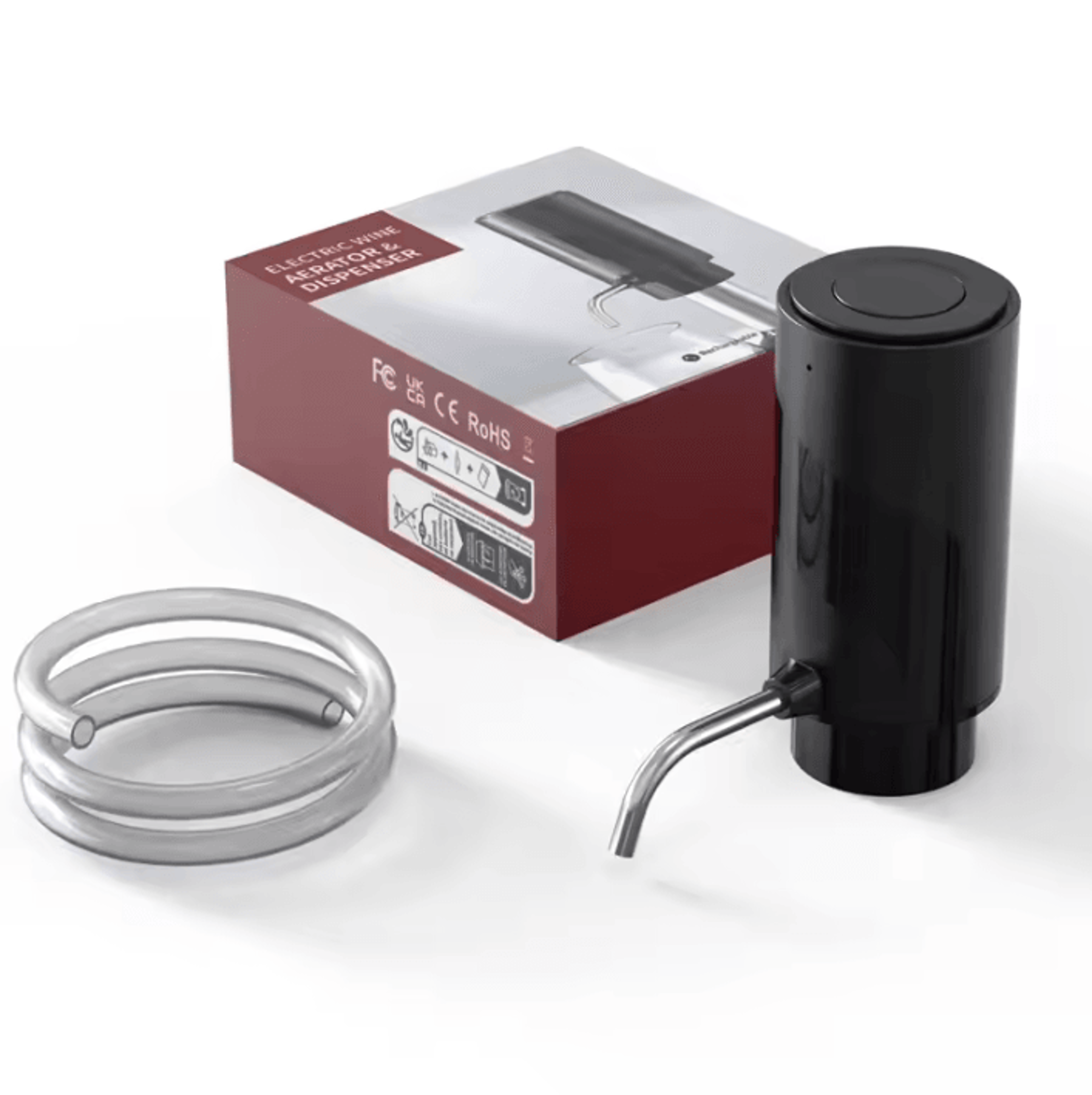 vinoflow one touch electric wine aerator and dispenser