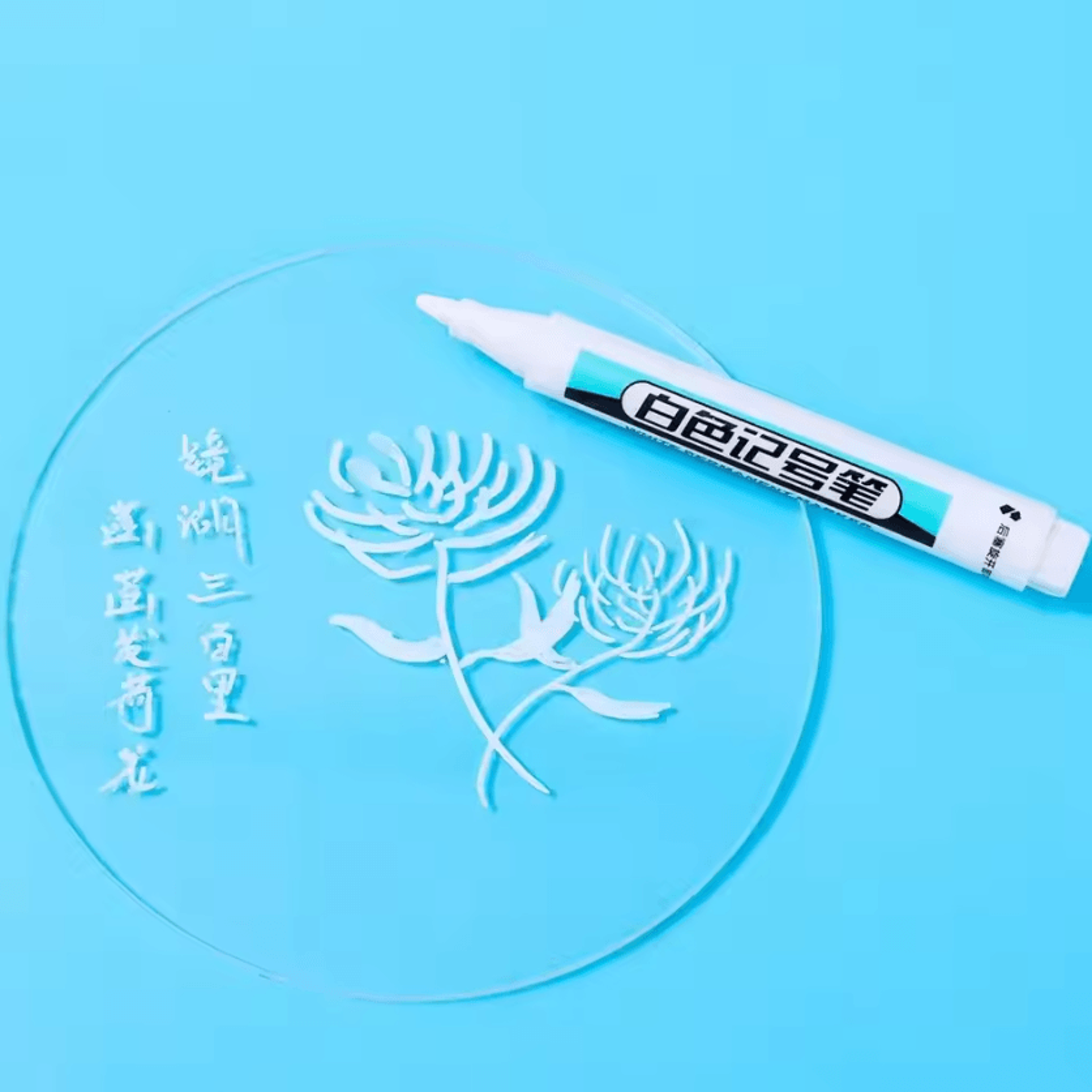 BrightMark Waterproof White Paint Marker Pens For MultiSurface Art 2