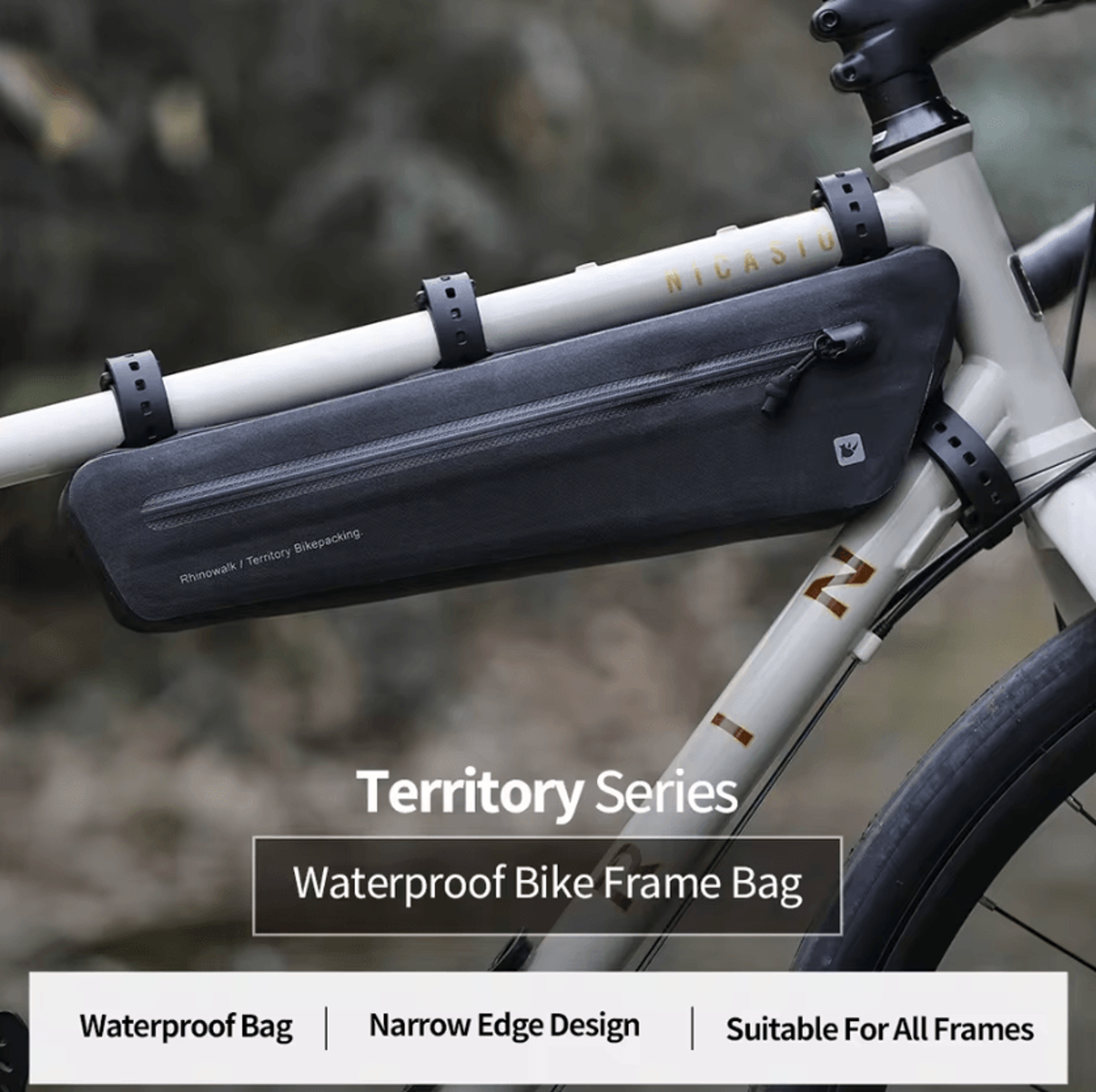 Rhinowalk 13L 19L Waterproof Triangle Bikepacking Frame Bag 2