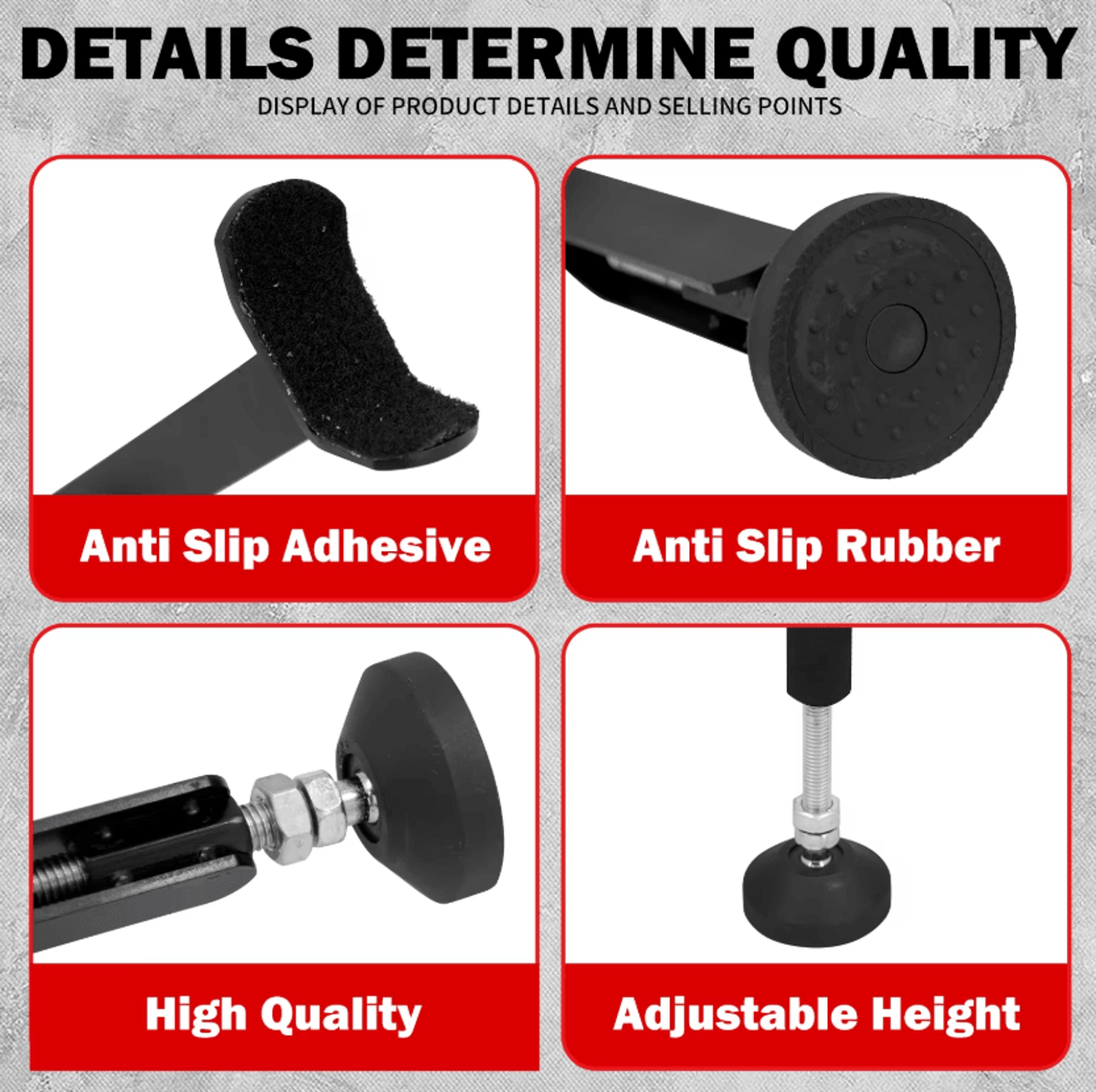 Adjustable Motorcycle Wheel Lifter Stand For Easy Maintenance And Cleaning 5