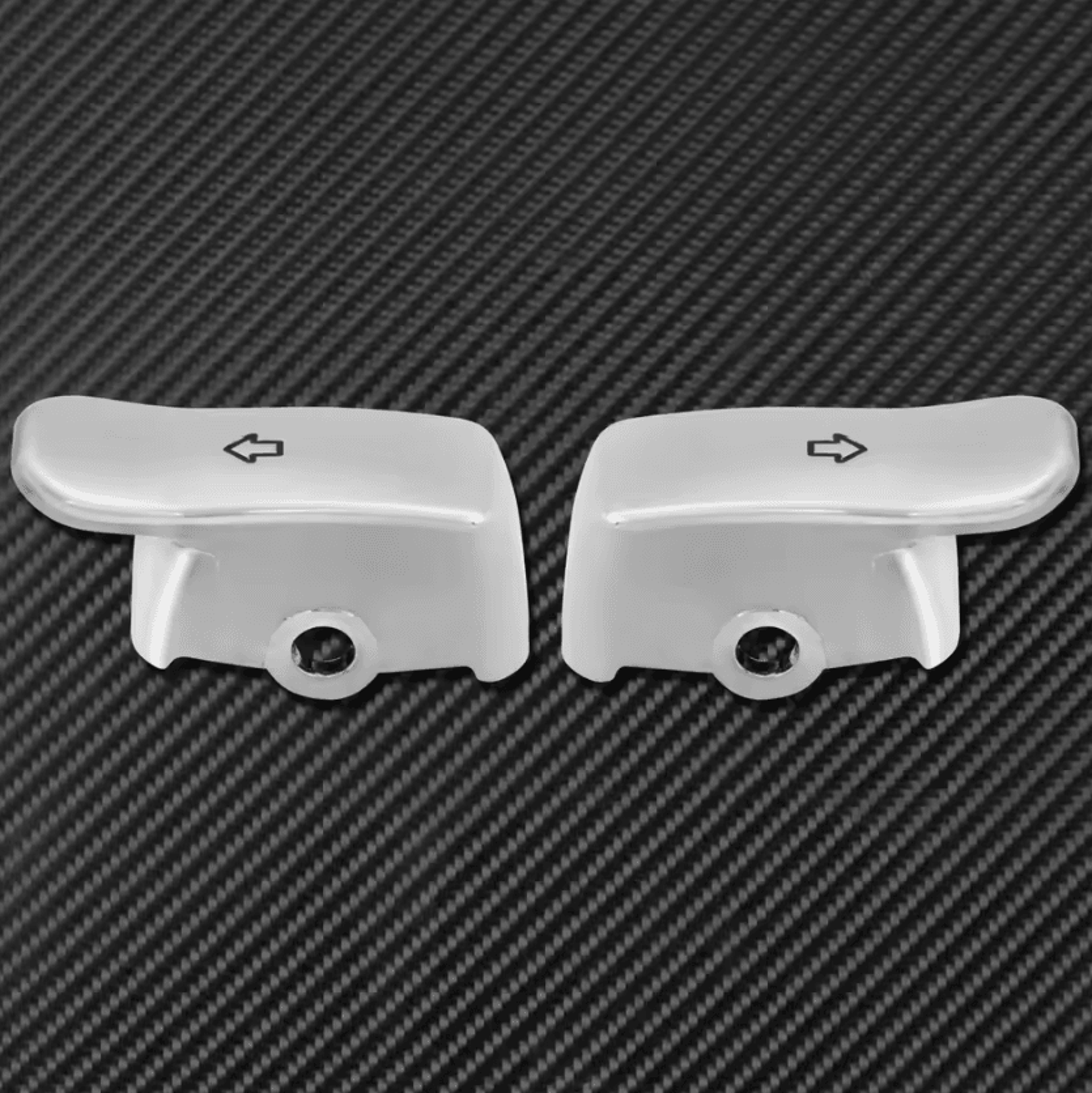 Extended Reach Turn Signal Switch Caps For Harley Sportster Dyna Softail 4