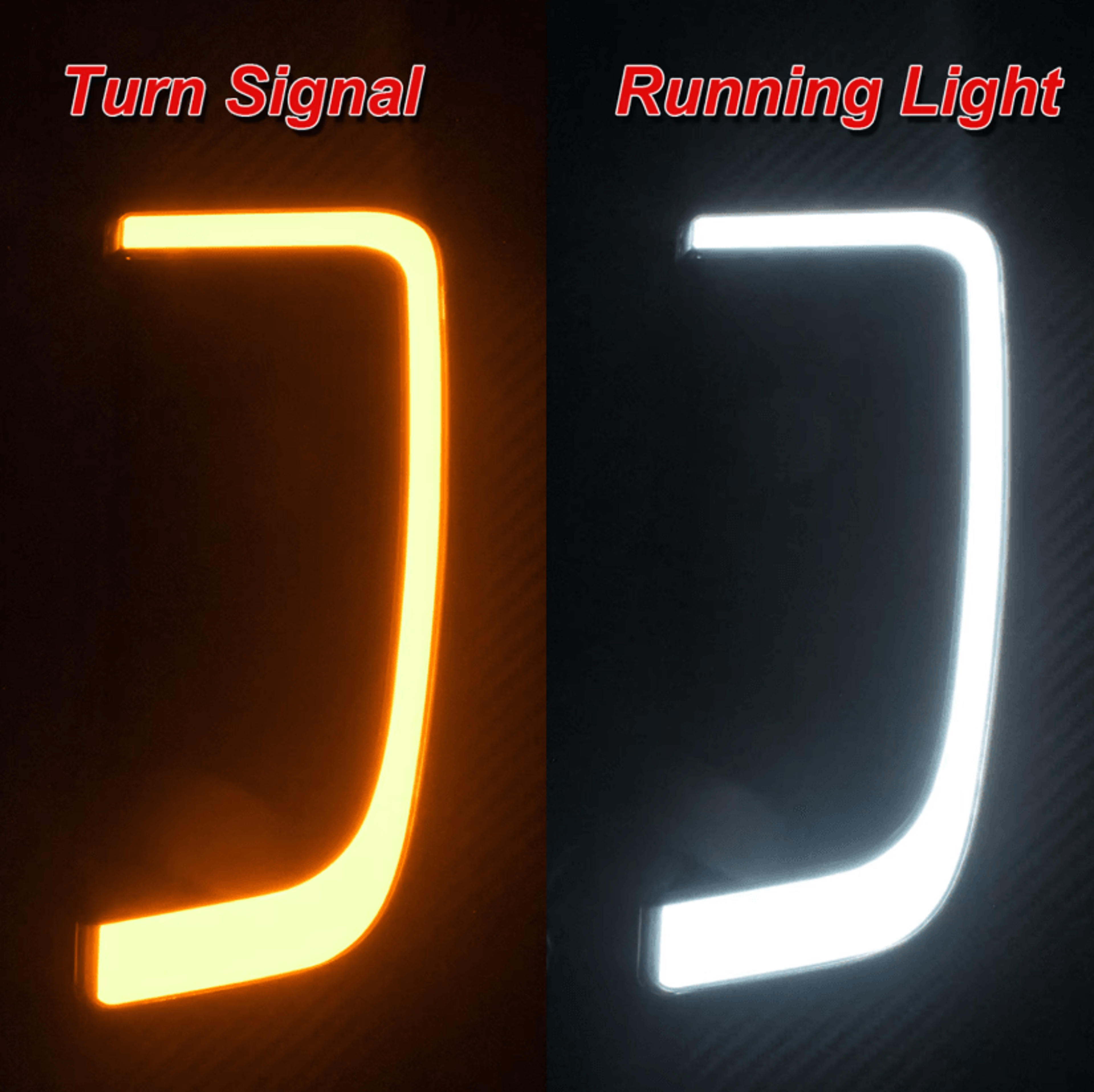 Dual Function LED Lower Fairing Grille Lights For Harley Touring 3