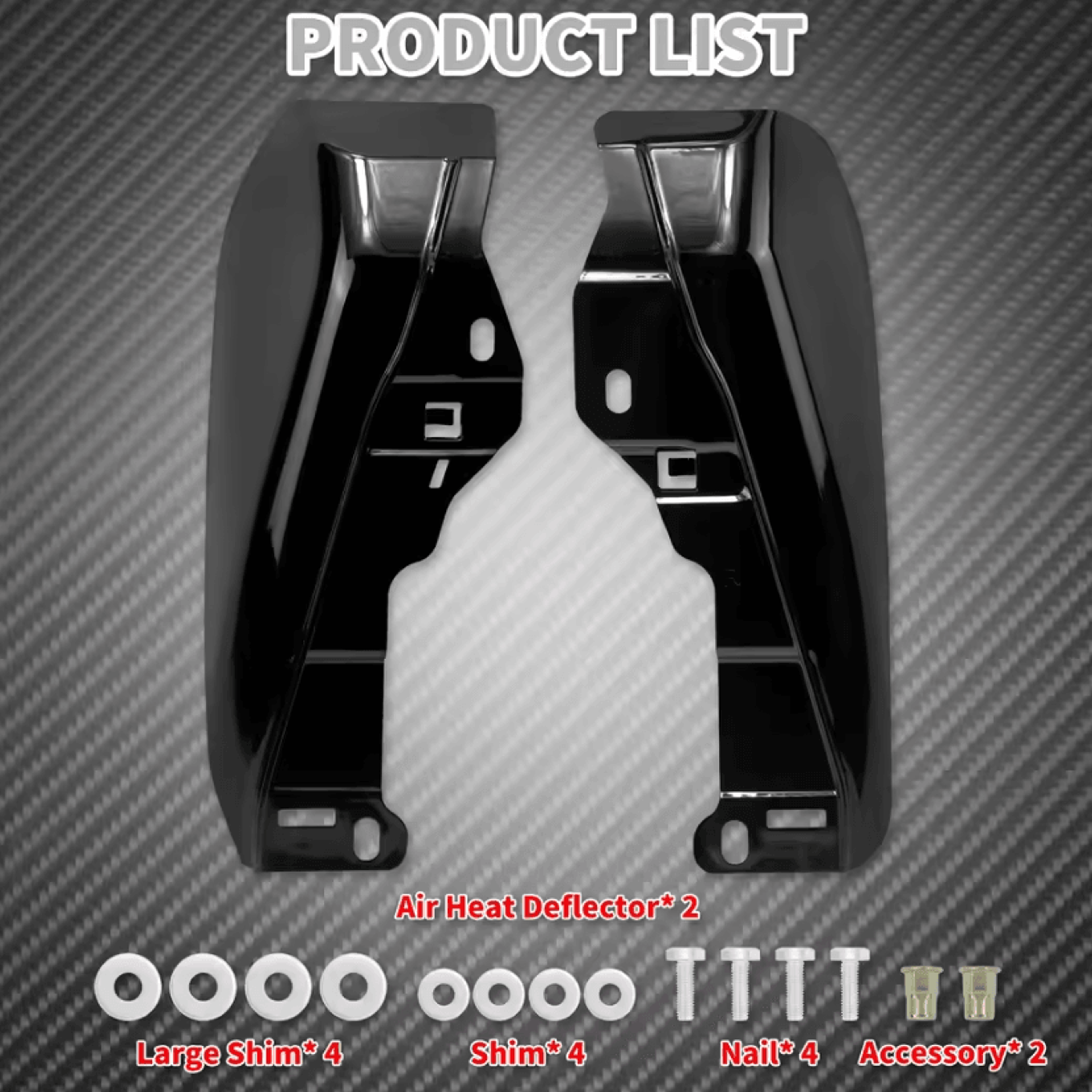 Rider Comfort Mid Frame Heat Deflectors For Harley Touring 8