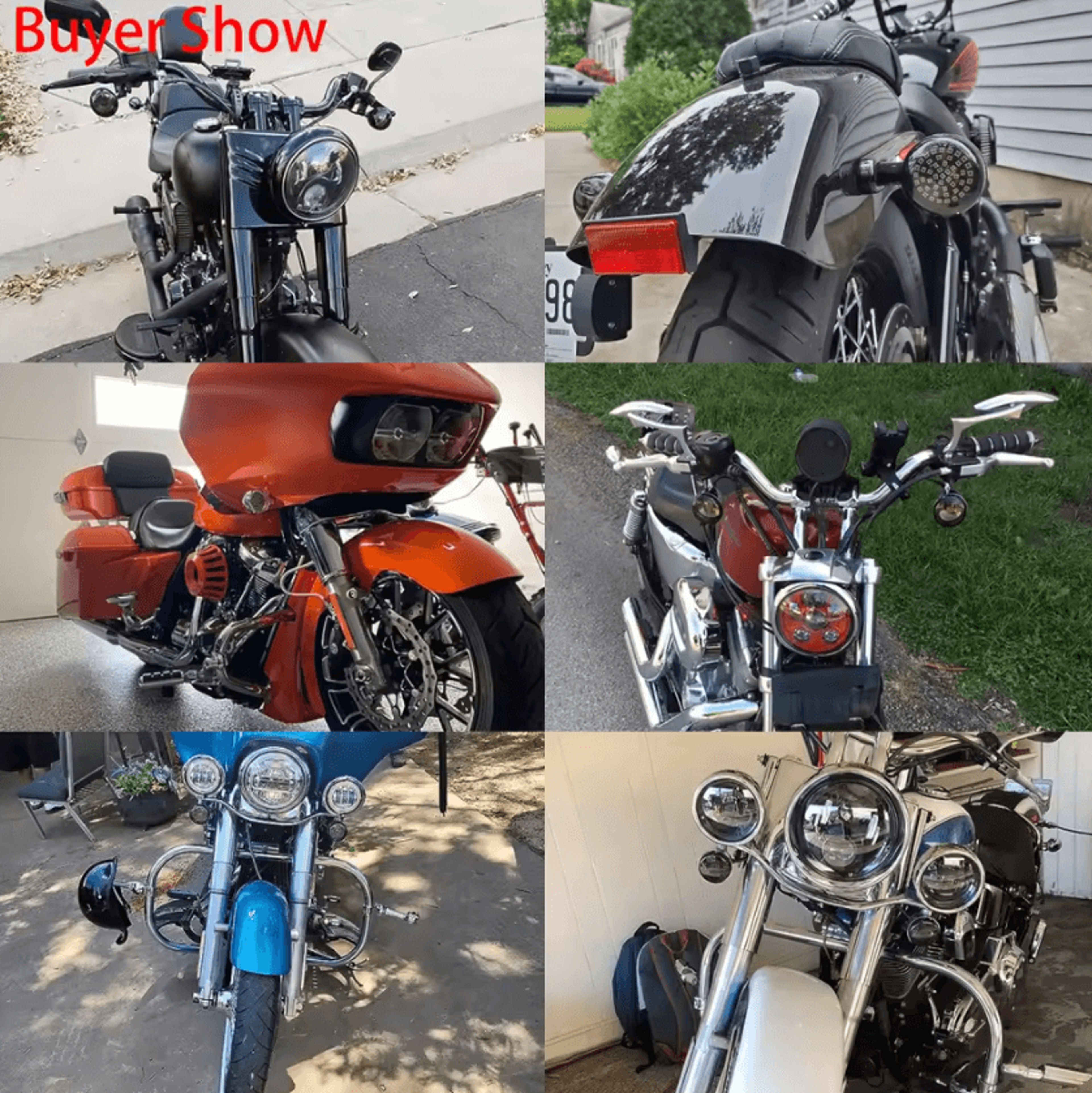 Custom Turn Signal Lens Covers For Harley Sportster Touring Dyna Softail 1