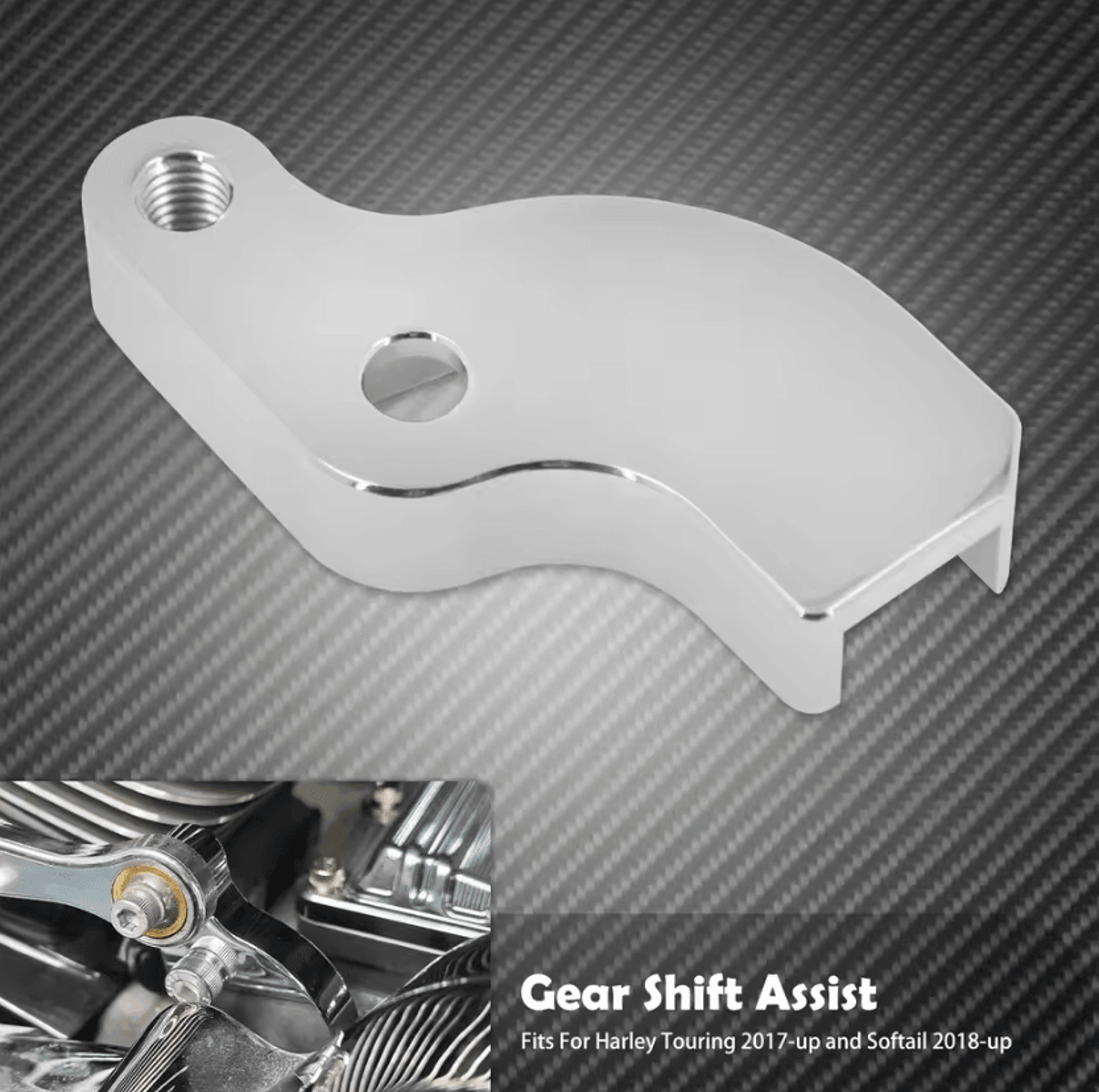 Easy Neutral Shift Assist Bracket For Harley M8 Touring And Softail 6