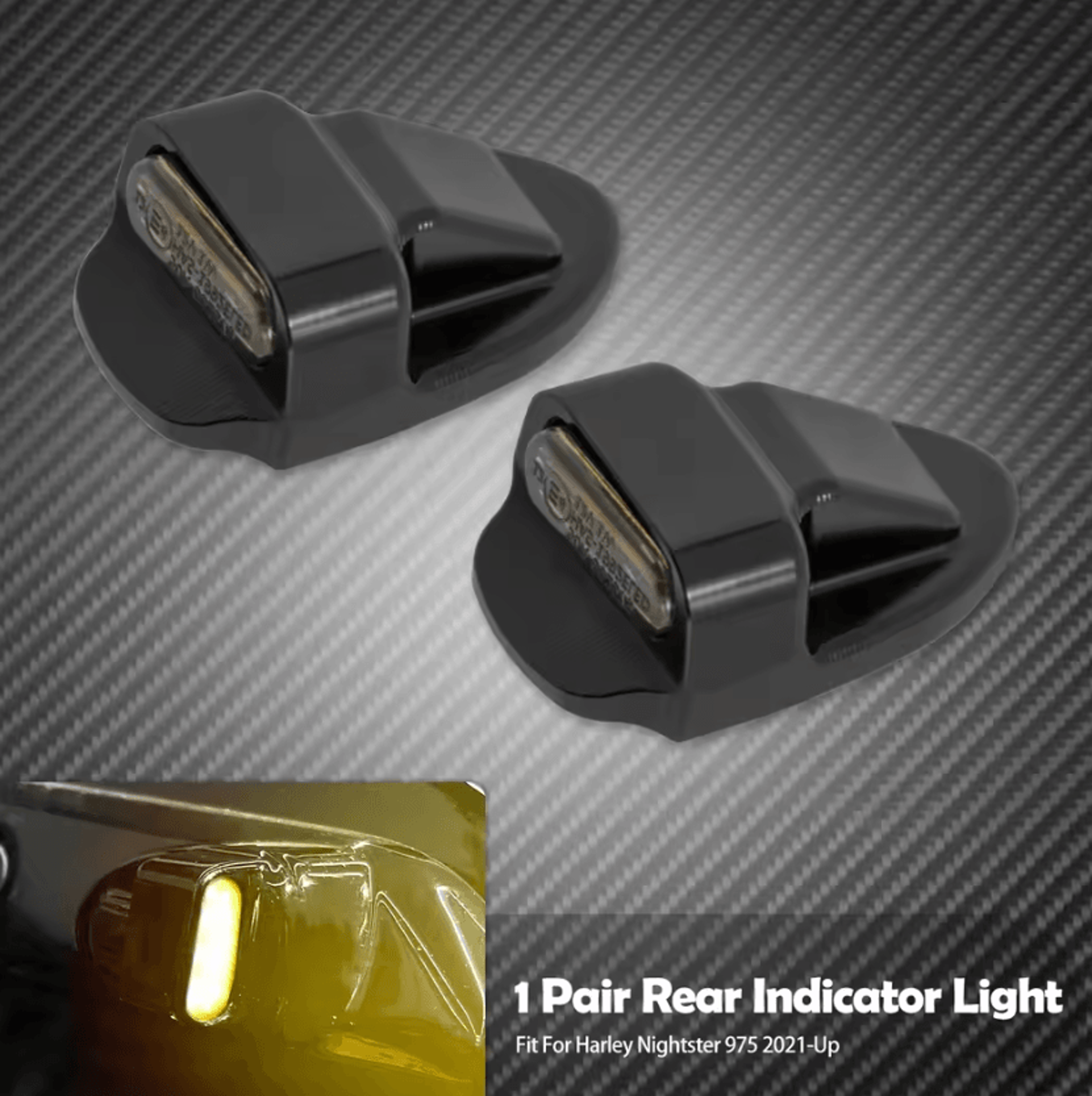 3 In 1 E Mark Rear LED Signals For Harley Nightster 975 5