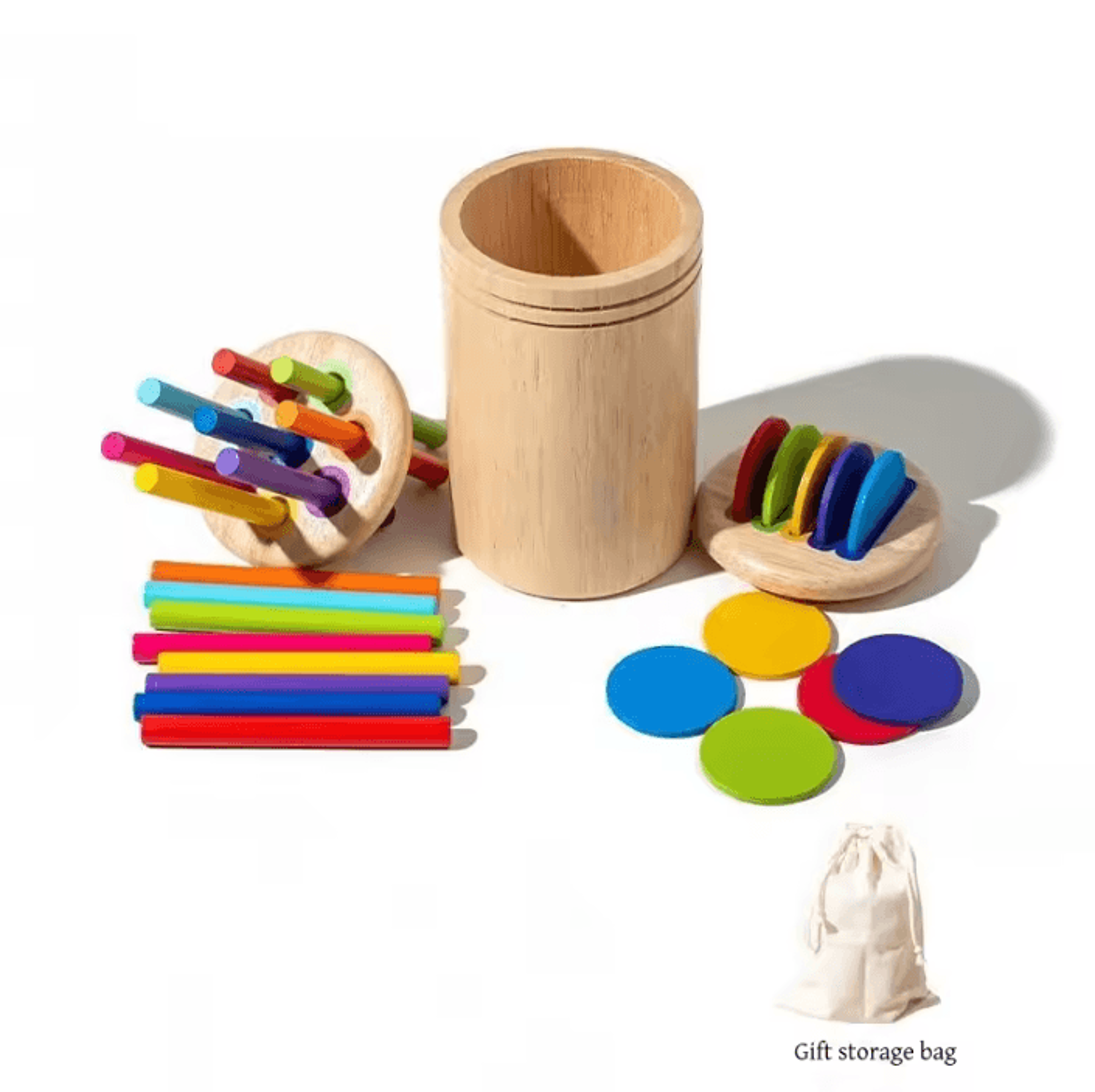 Montessori Wooden Color And Shape Sorting Box For Toddlers 5