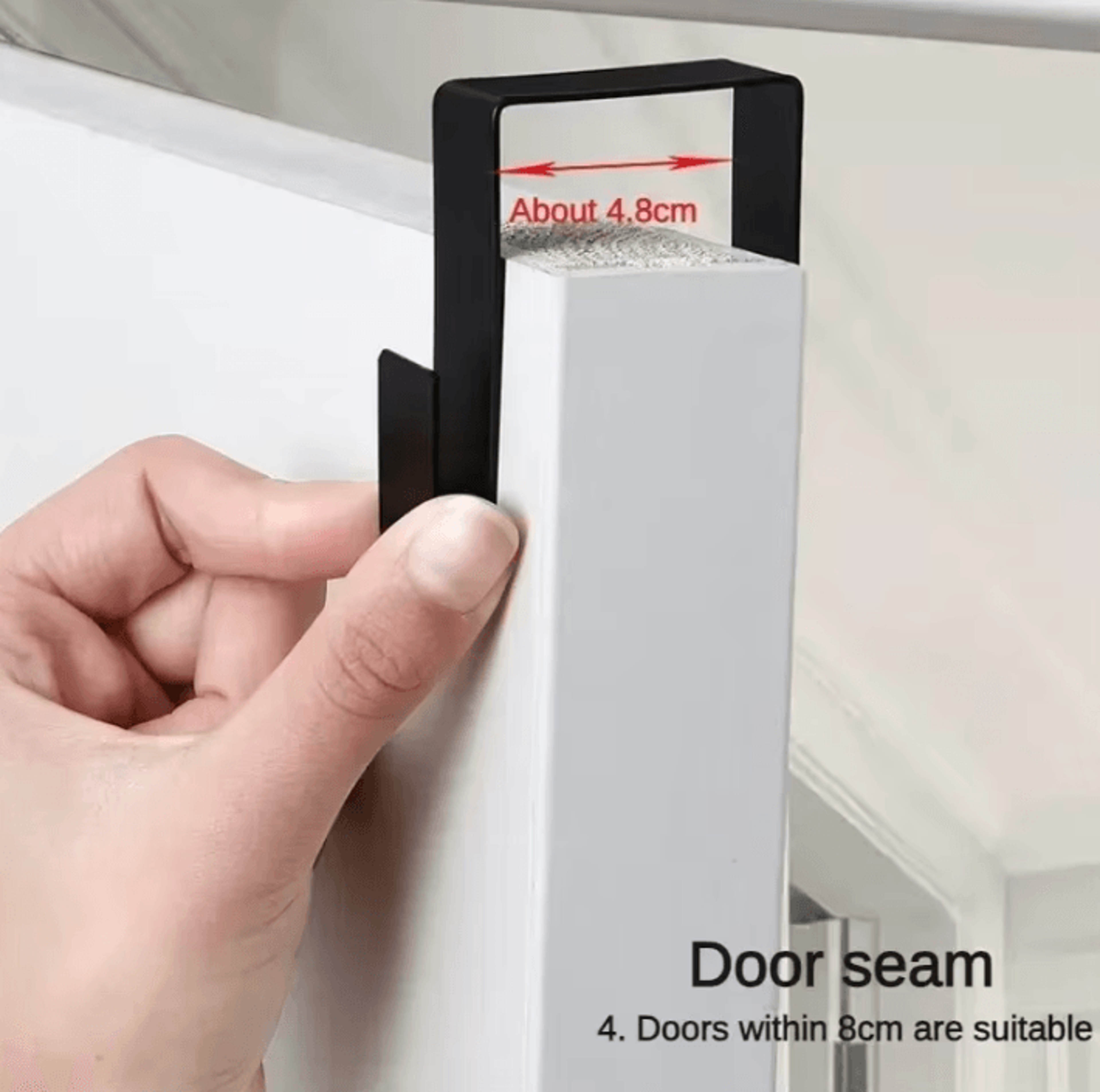 SpaceMate 5Hook Over Door Hat And Cap Organizer 4