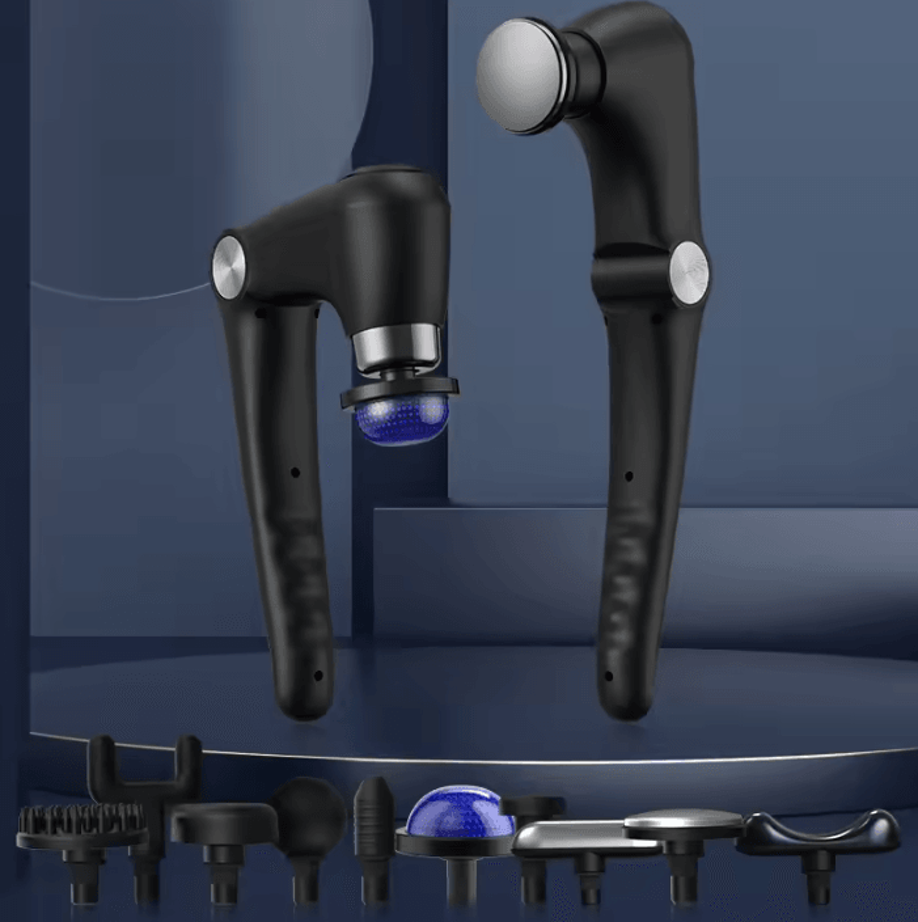 FlexThera Foldable Hot And Cold Deep Tissue Massage Gun 7