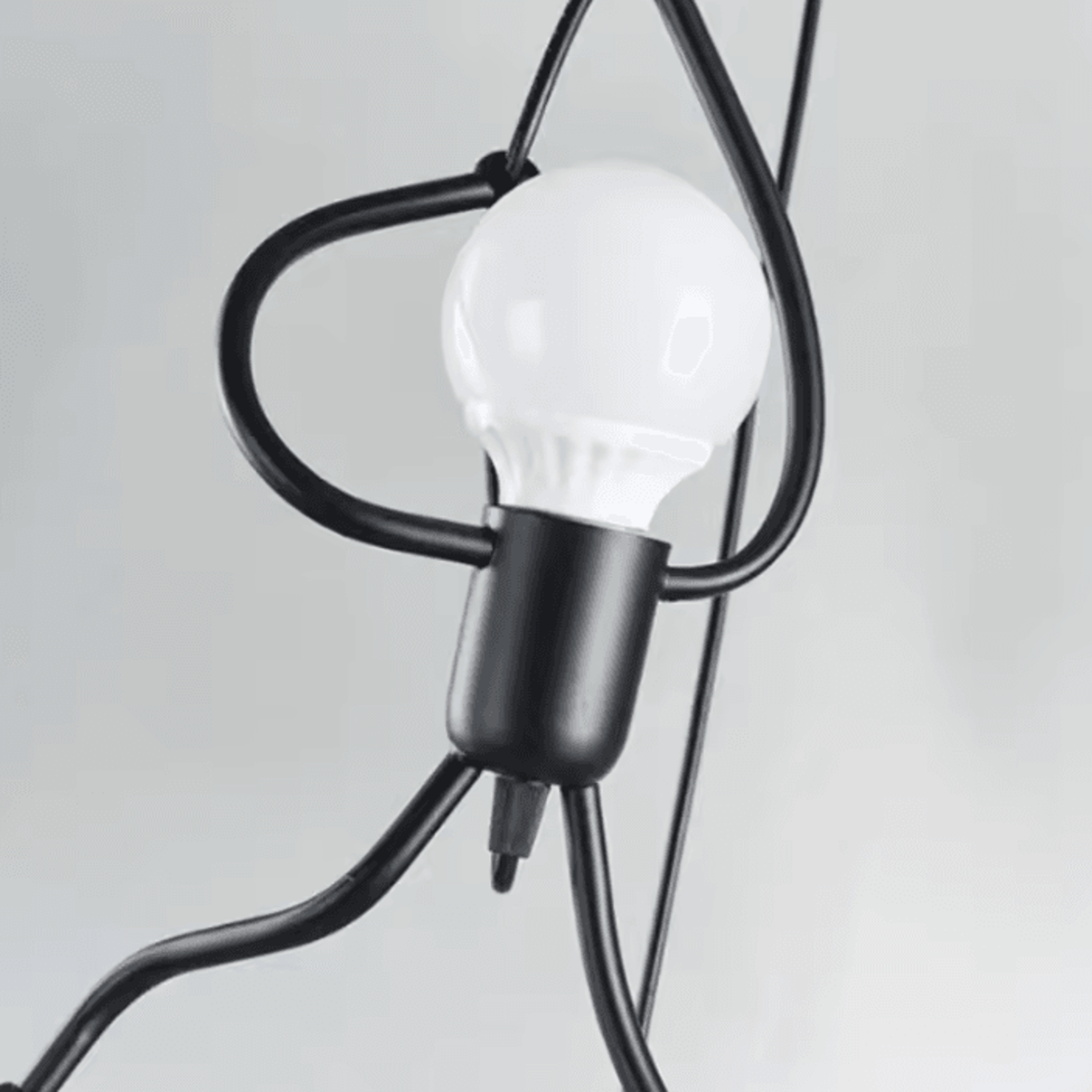 ClimbGlow Little Man E27 Iron Pendant Ceiling Light 4
