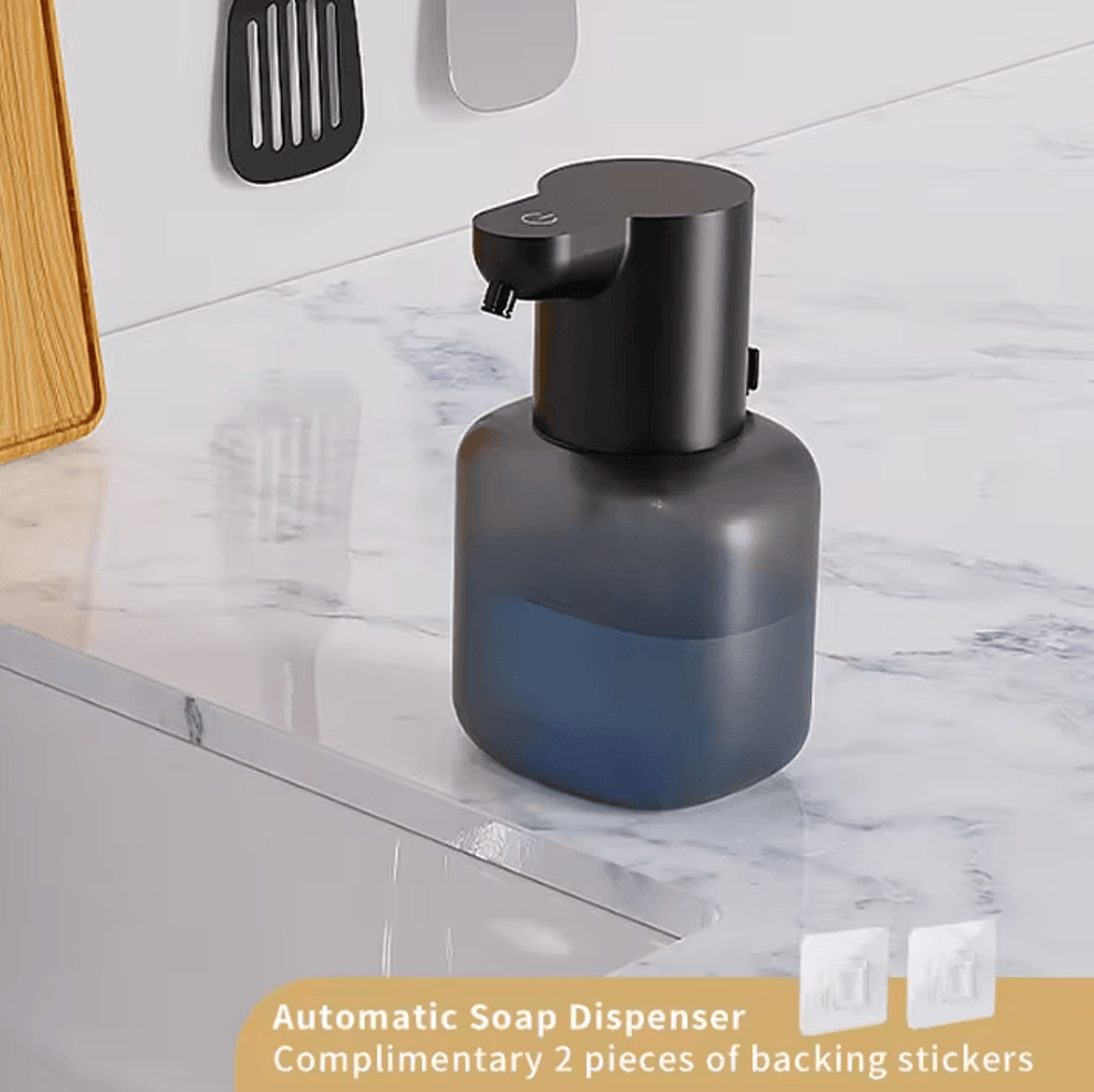 CleanWave 500ML Wall Mounted Automatic Foam Soap Dispenser 8