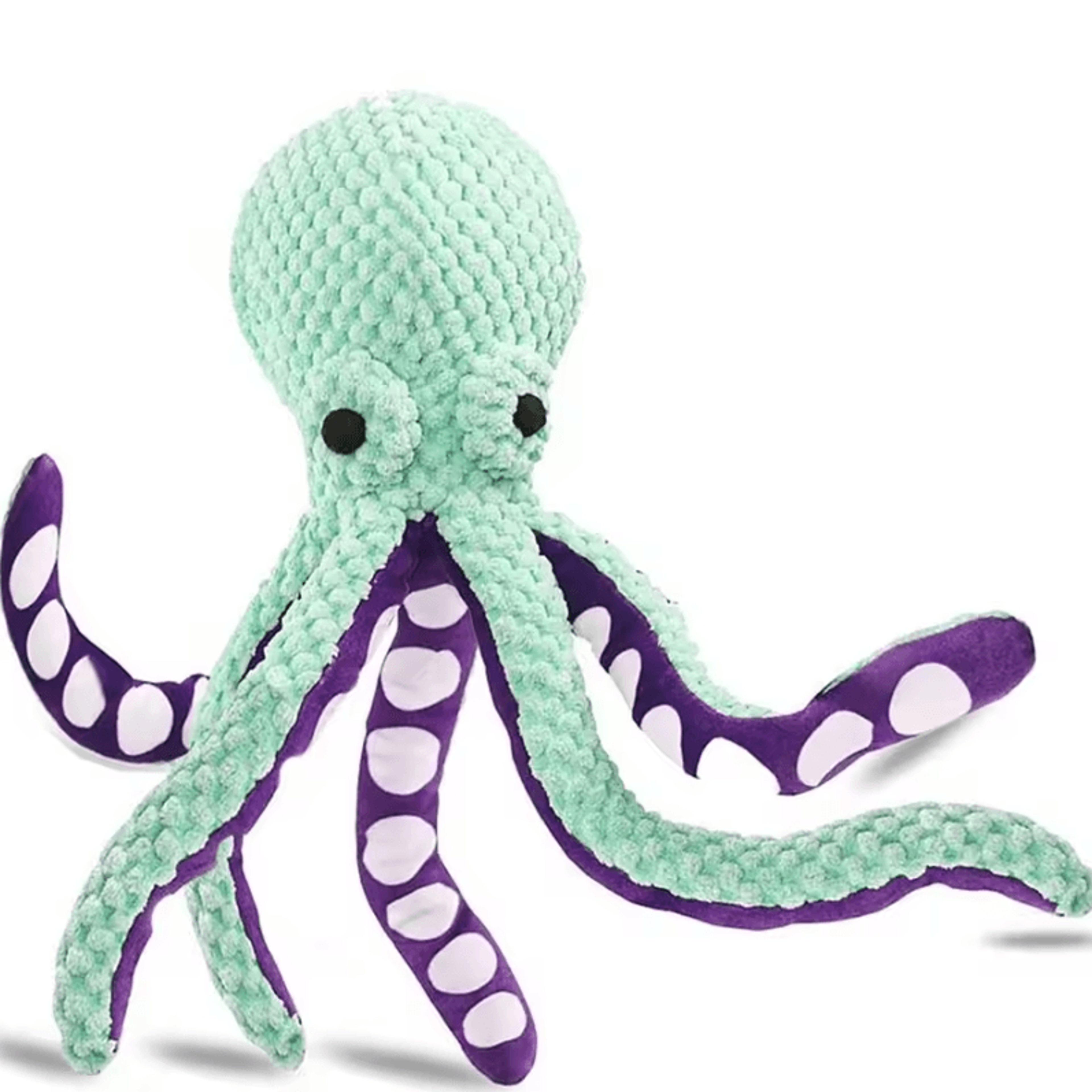 OctoBuddy Interactive Squeaky Plush Dog Toy 4