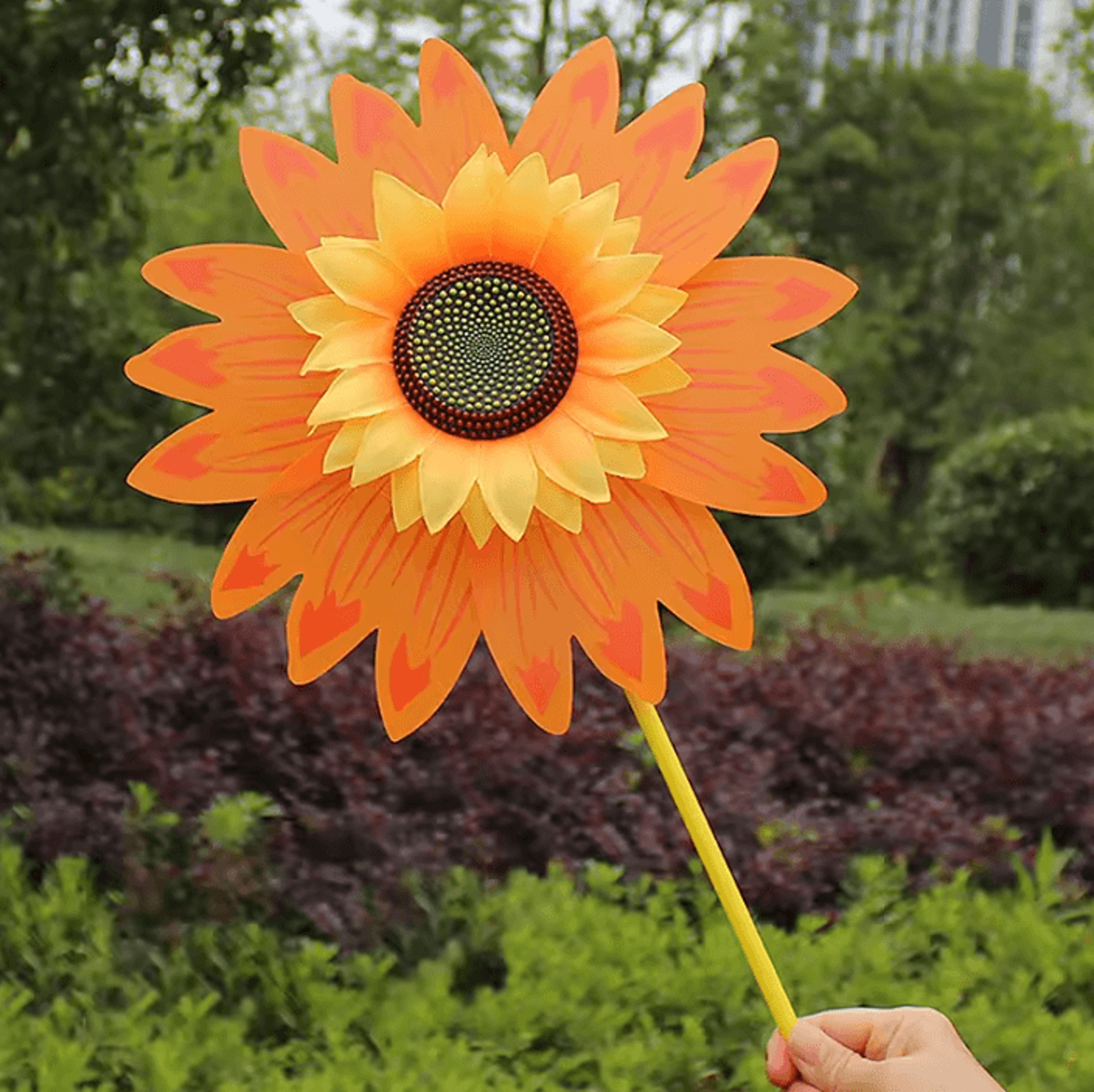 SunBloom 3D Sunflower Garden Wind Spinner 8