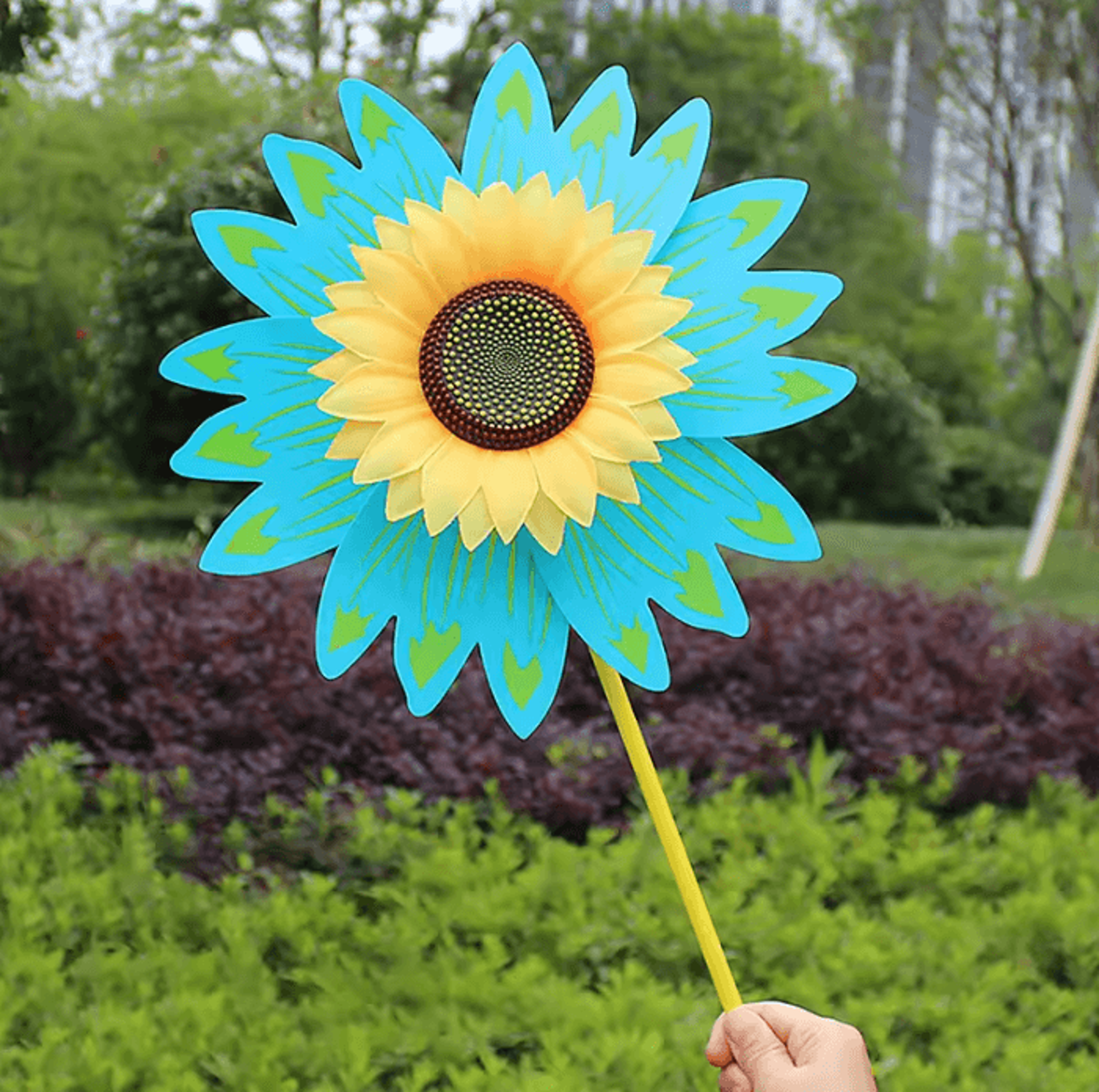SunBloom 3D Sunflower Garden Wind Spinner 6