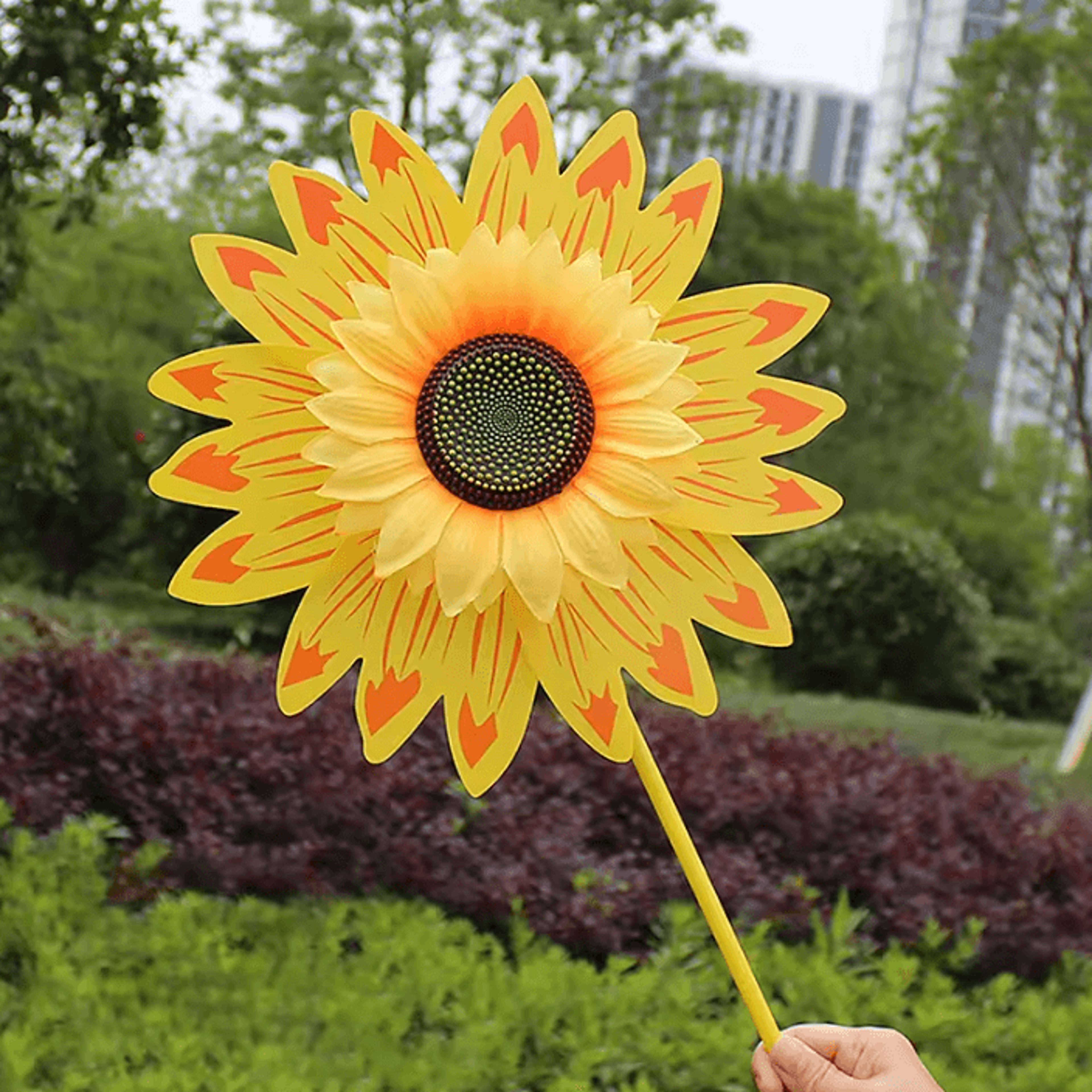 SunBloom 3D Sunflower Garden Wind Spinner 5