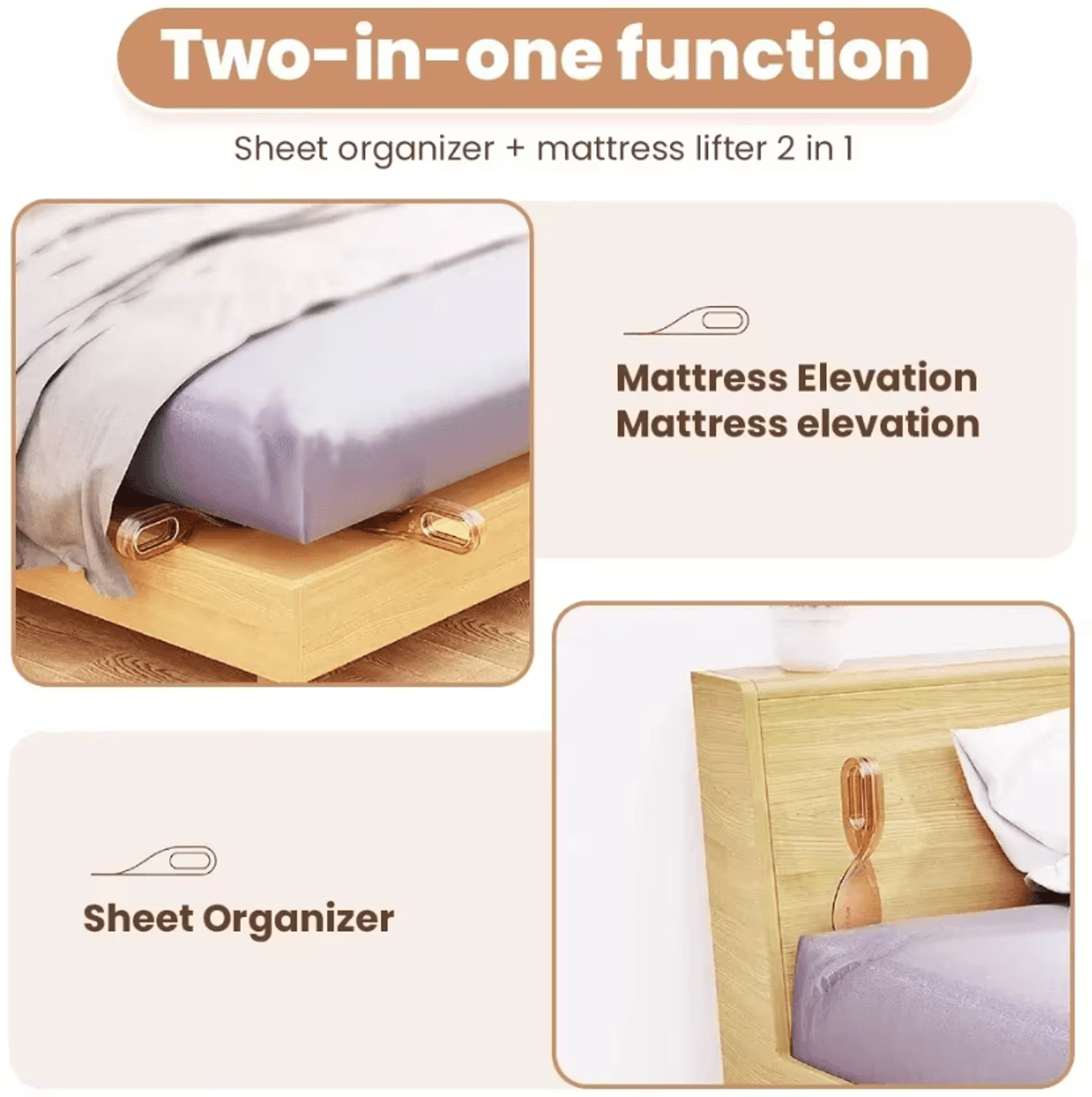EasyLift Ergonomic Mattress Wedge For Sheet Changing 3