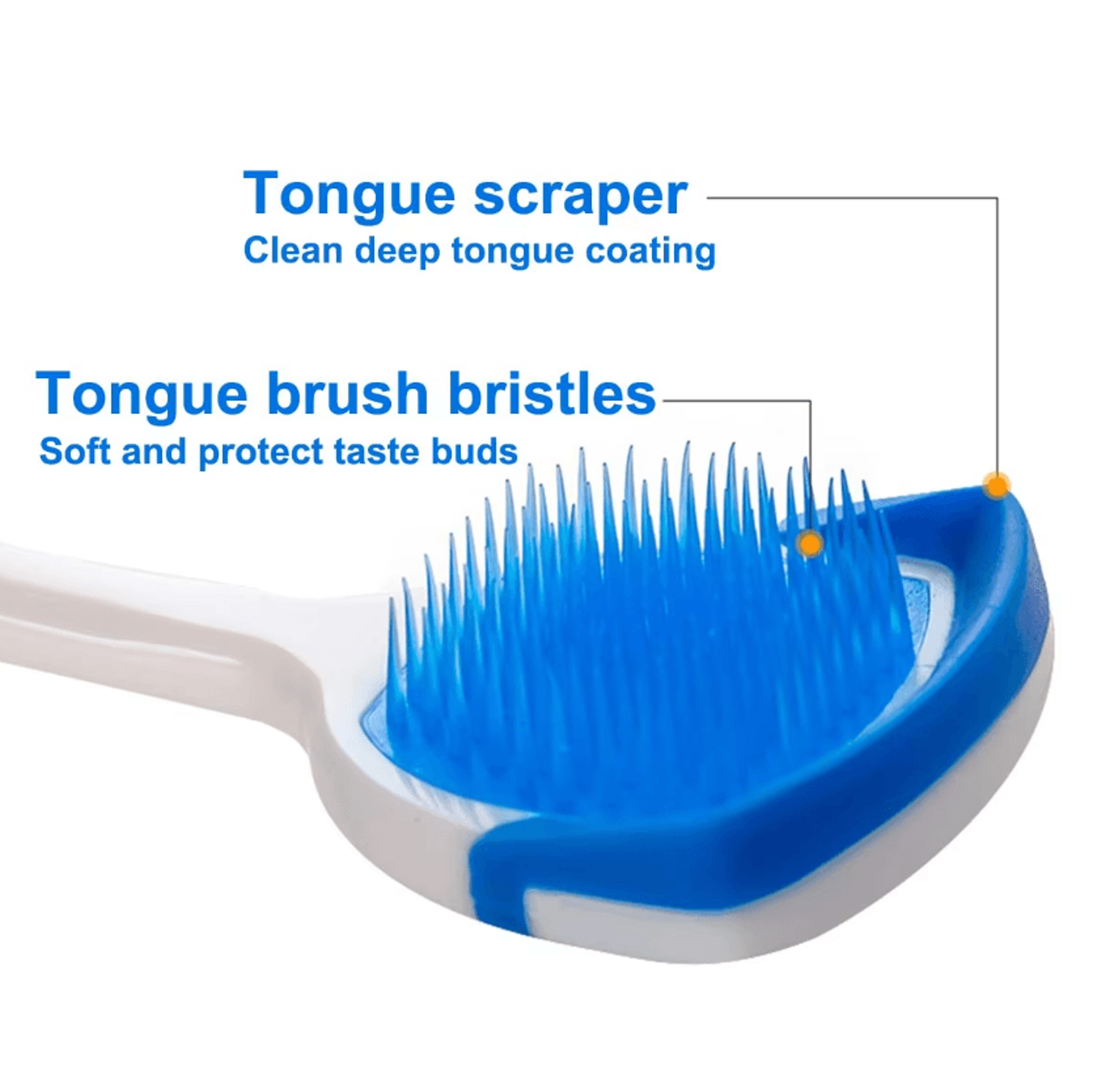 FreshGlide Reusable Silicone Tongue Cleaner 1