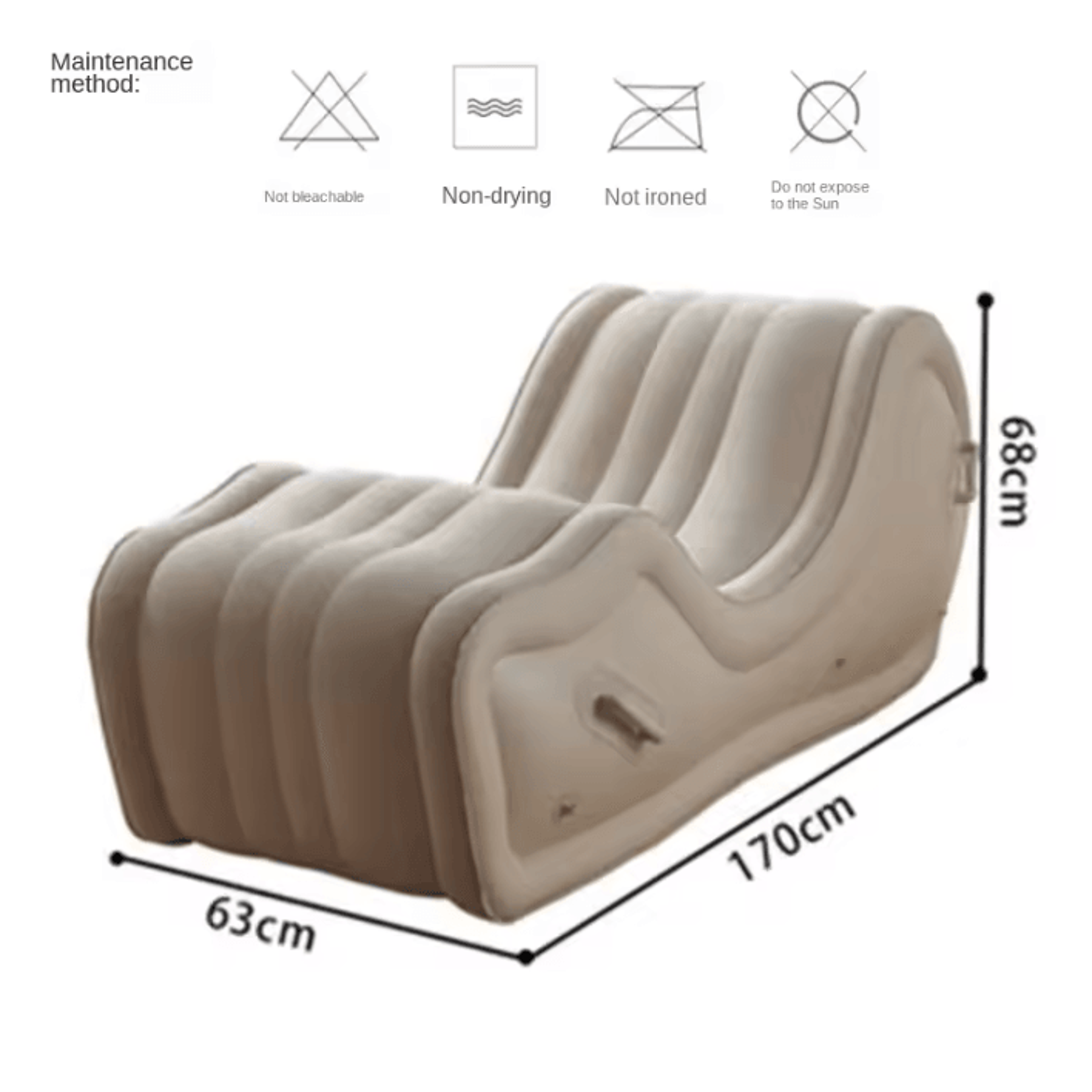 CloudLounge Portable Inflatable Camping Sofa Chair 1