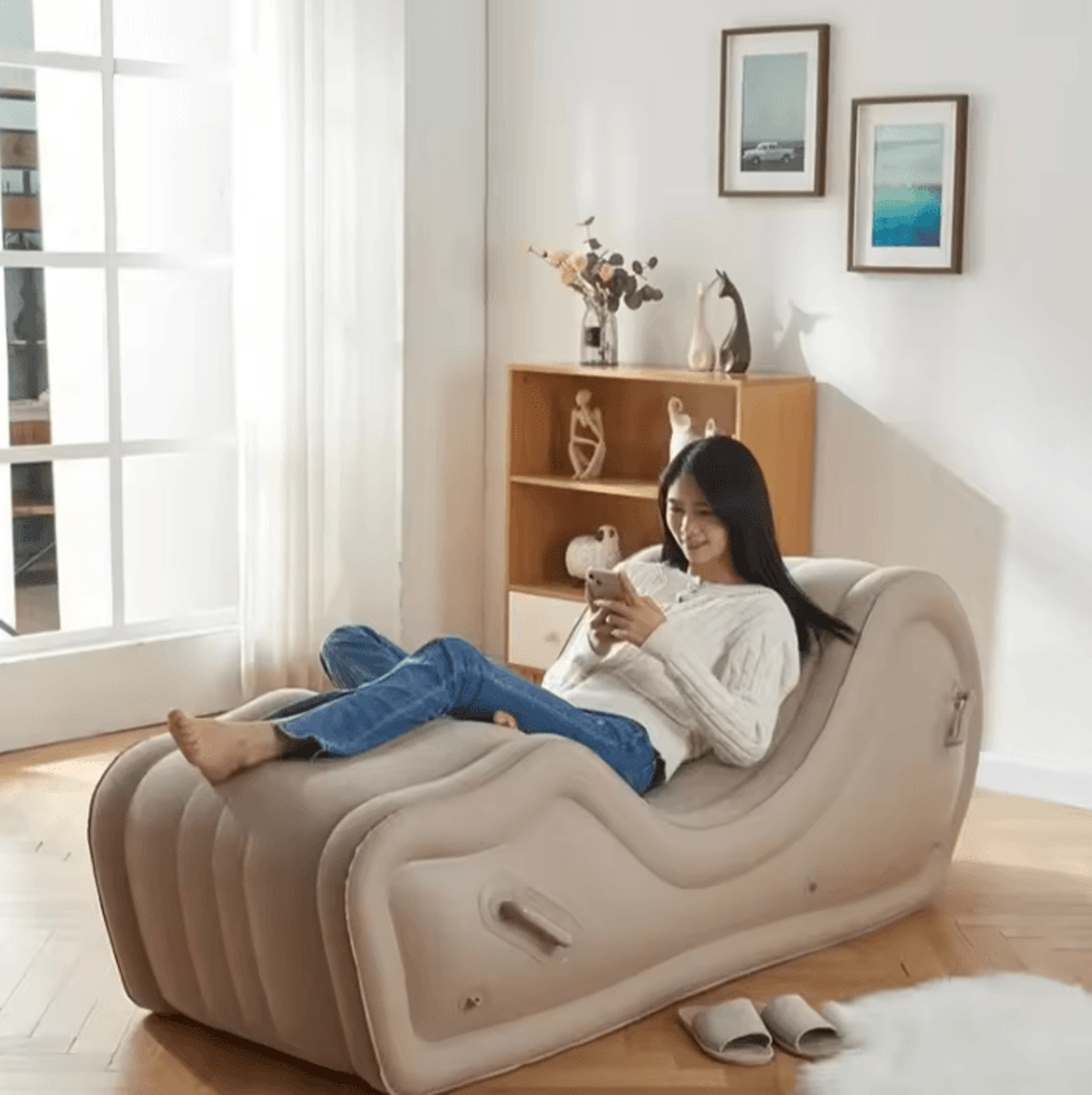 CloudLounge Portable Inflatable Camping Sofa Chair 2