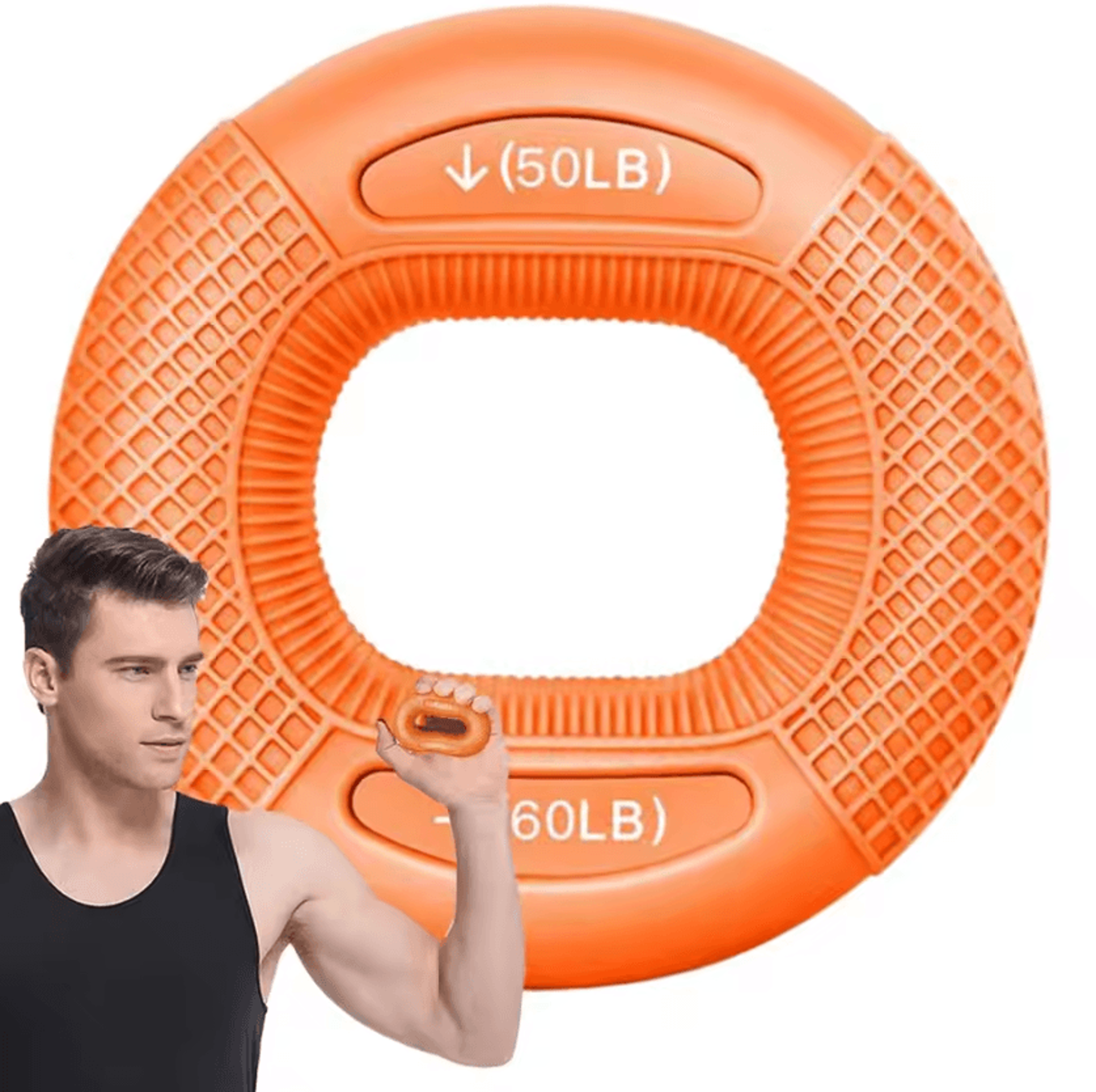 GripFlex Silicone Finger And Hand Strengthener Ring 9