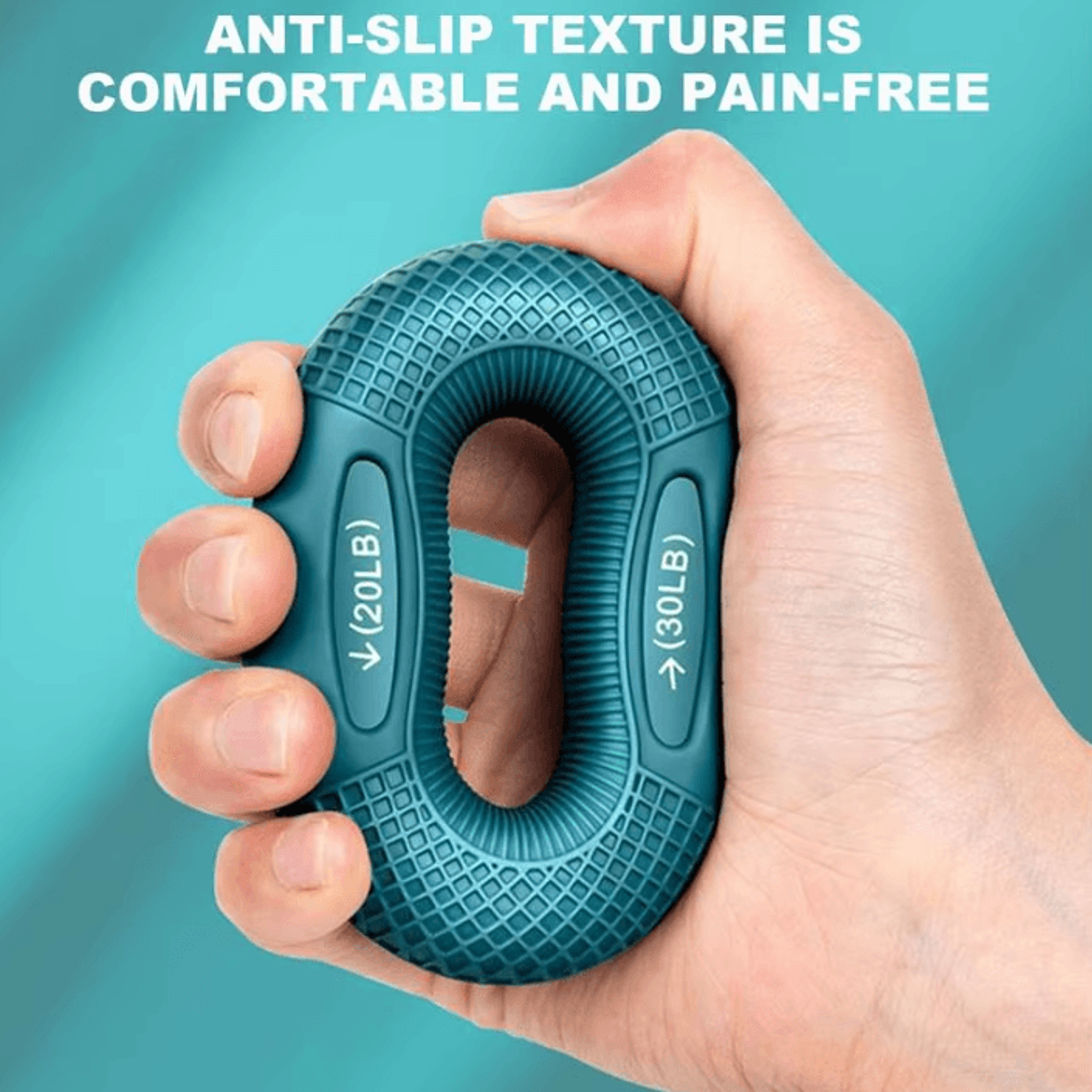 GripFlex Silicone Finger And Hand Strengthener Ring 3