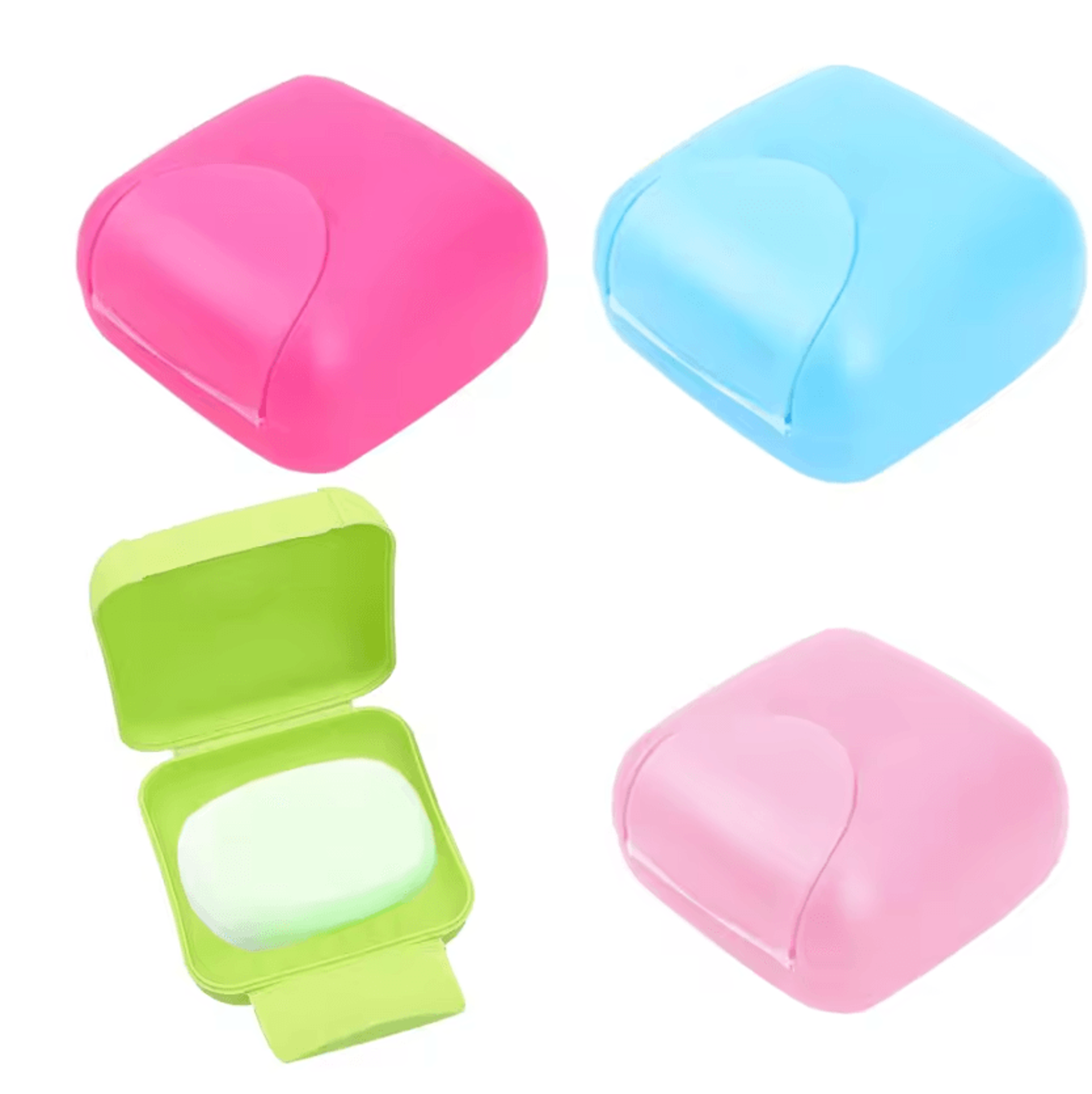 macaronease portable travel soap box with lid and multi-purpose storage