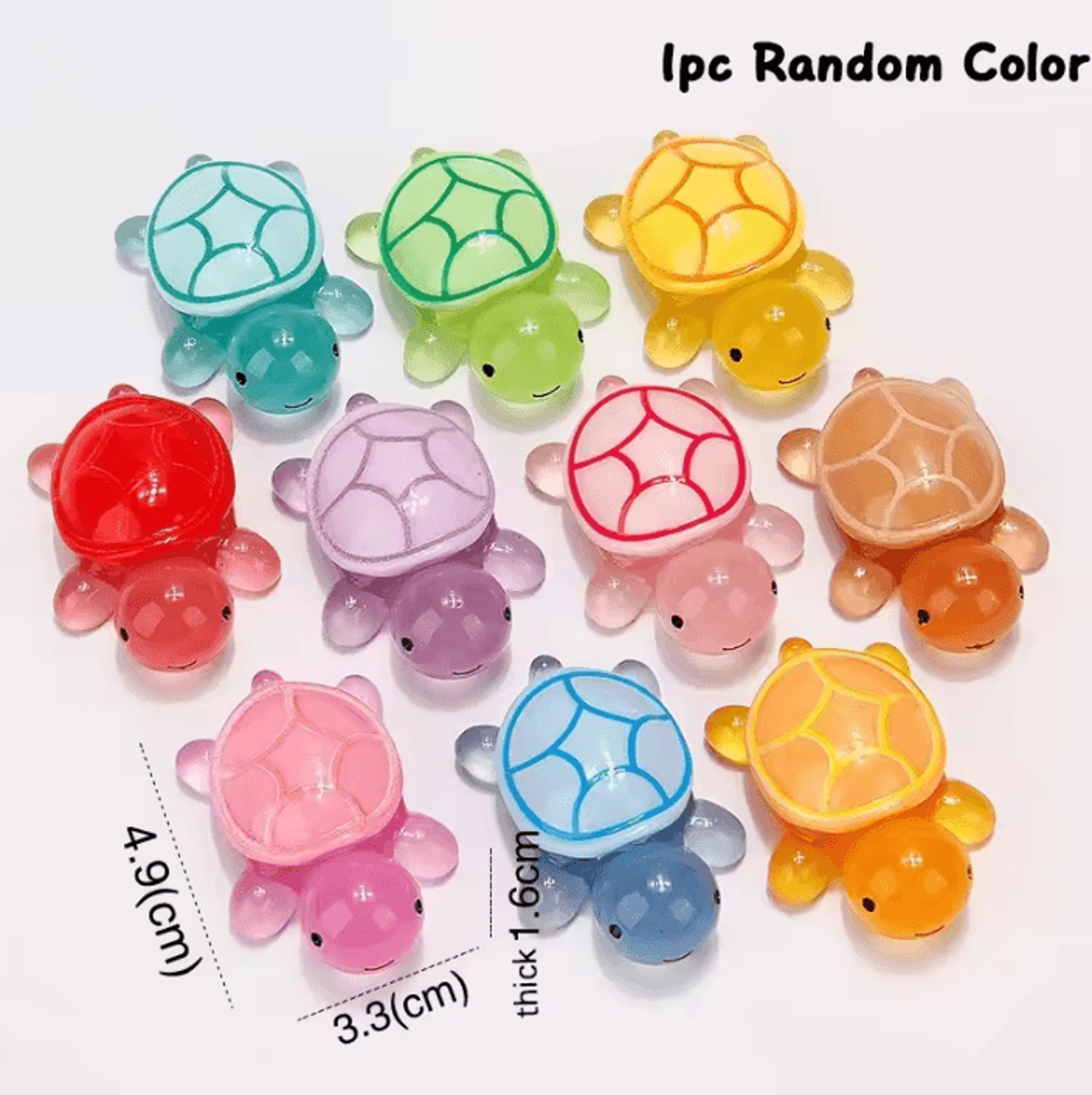 GlowShell Luminous Turtle Resin Storage Box Decorative Trinket Organizer 6