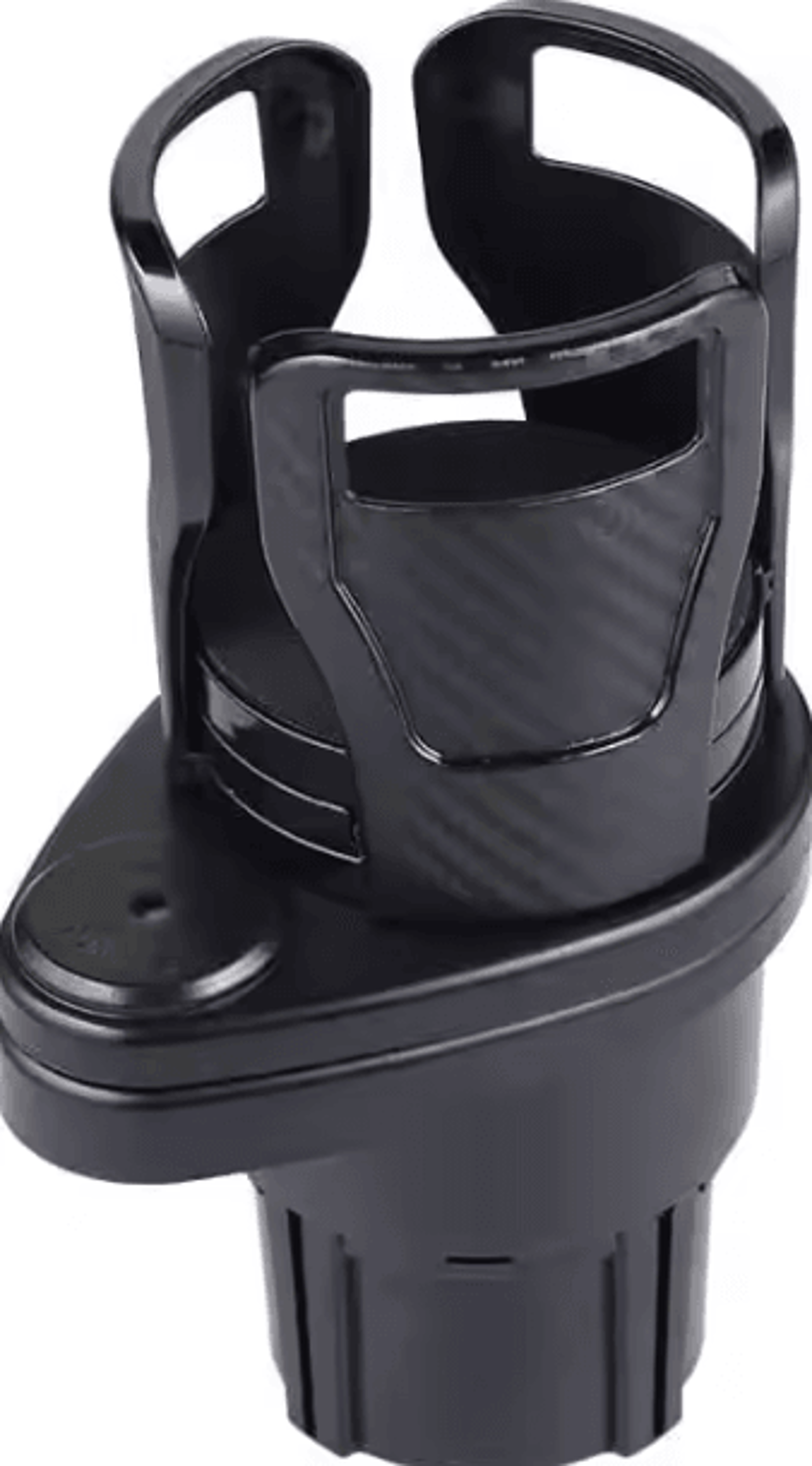 DriveMate Adjustable Car Cup Holder Tray With Dual Drink Holders 4
