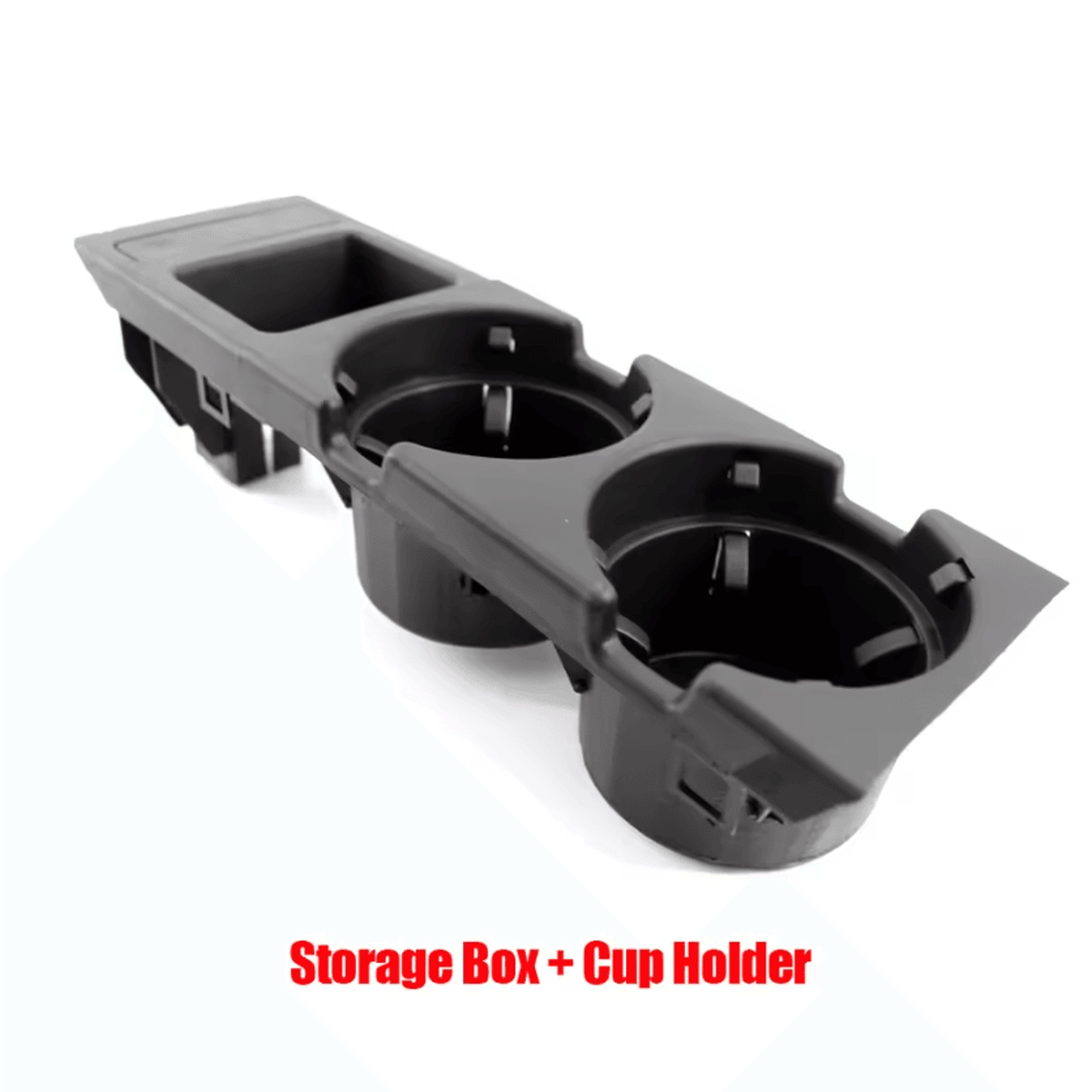 E46Drive Double Cup Holder And Coin Storage Console Organizer For BMW E46 19992006 4