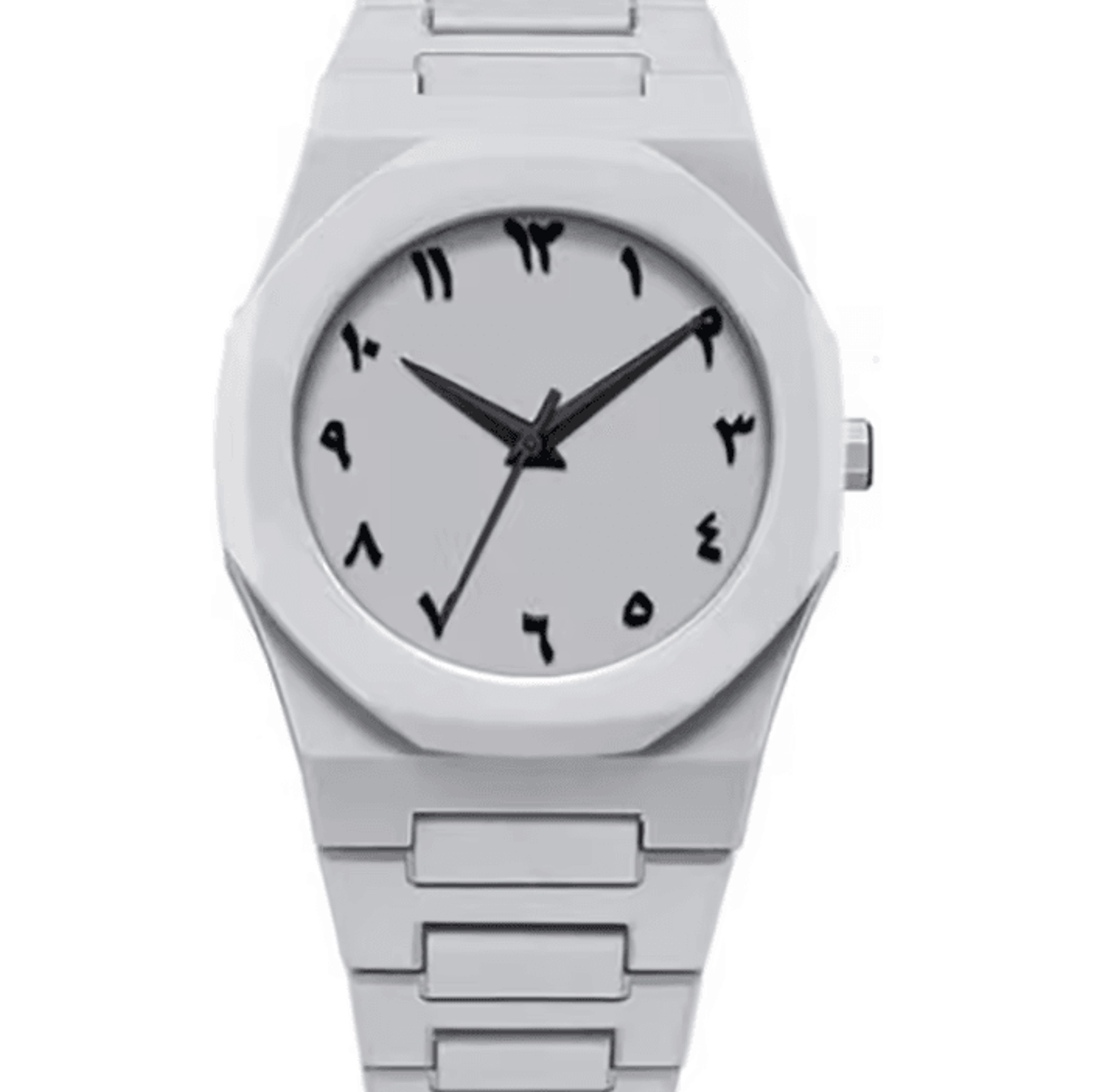 NoirPulse Minimalist Black Quartz Watch With Arabic Numeral Dial For Men 6