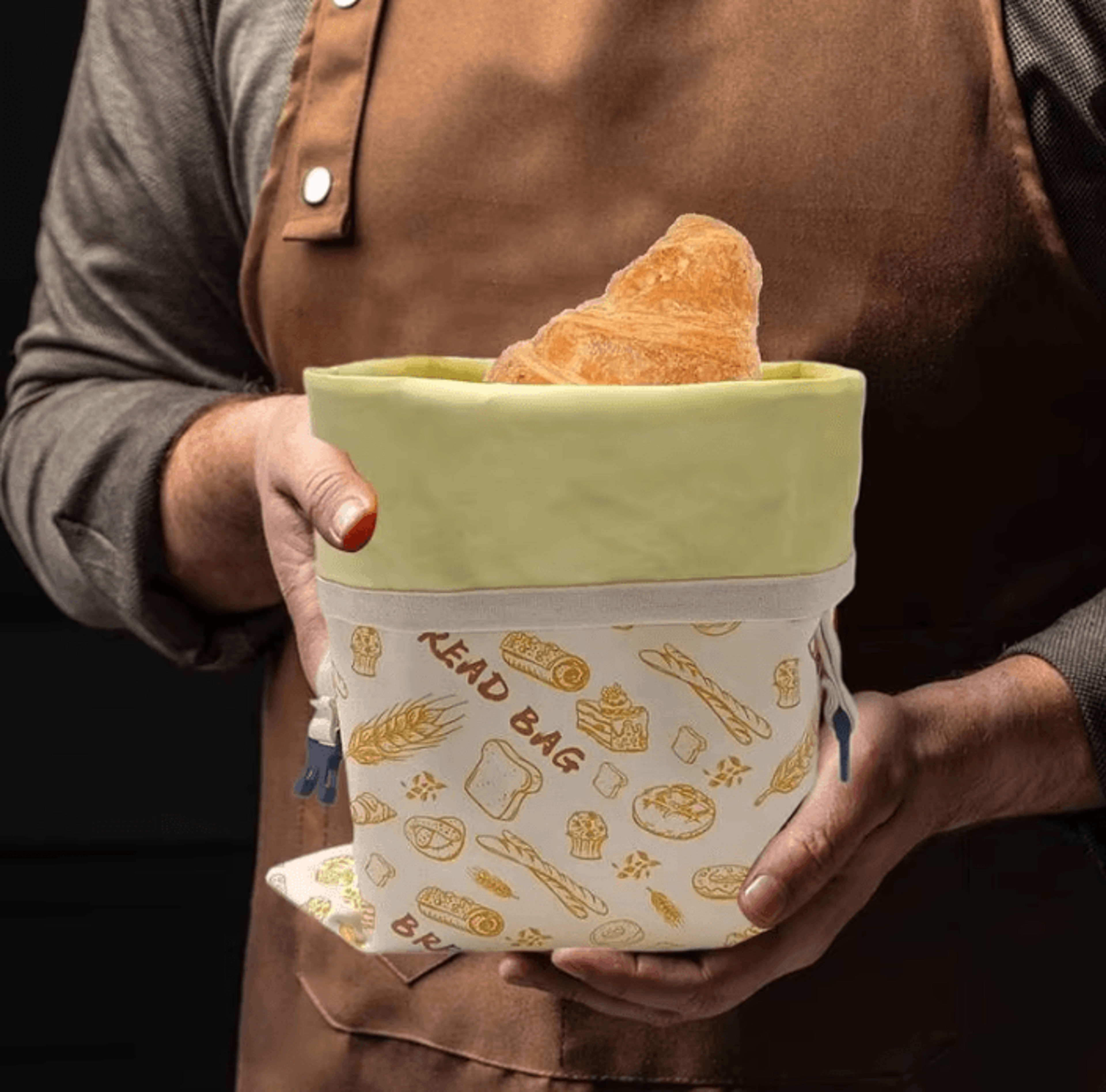 BeeFresh Reusable Beeswax Bread Storage Bag For Fresh Loaf Preservation 1
