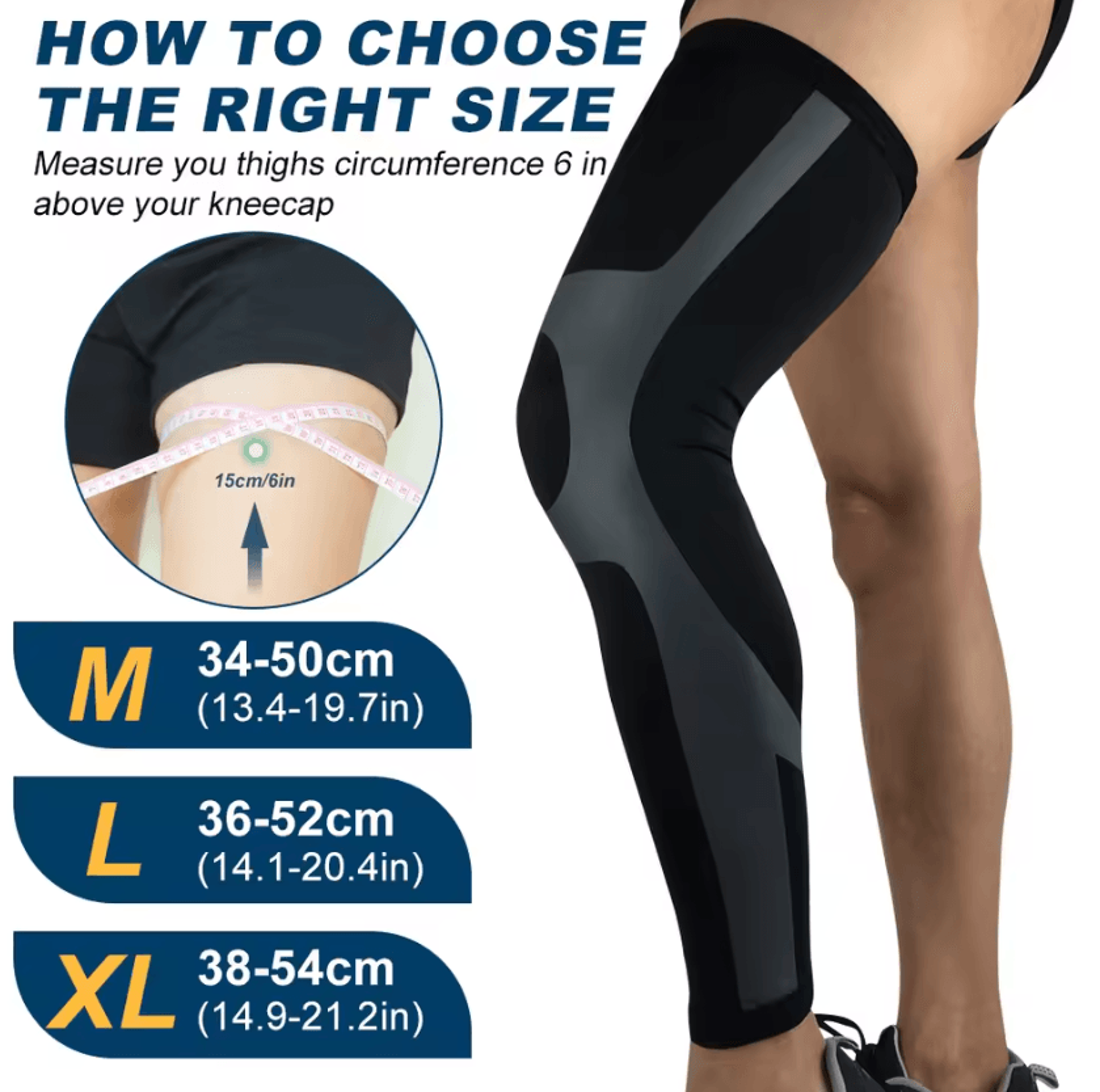 ActiveShield Full Leg Compression Sleeve For Cycling Running And Outdoor Sports 2