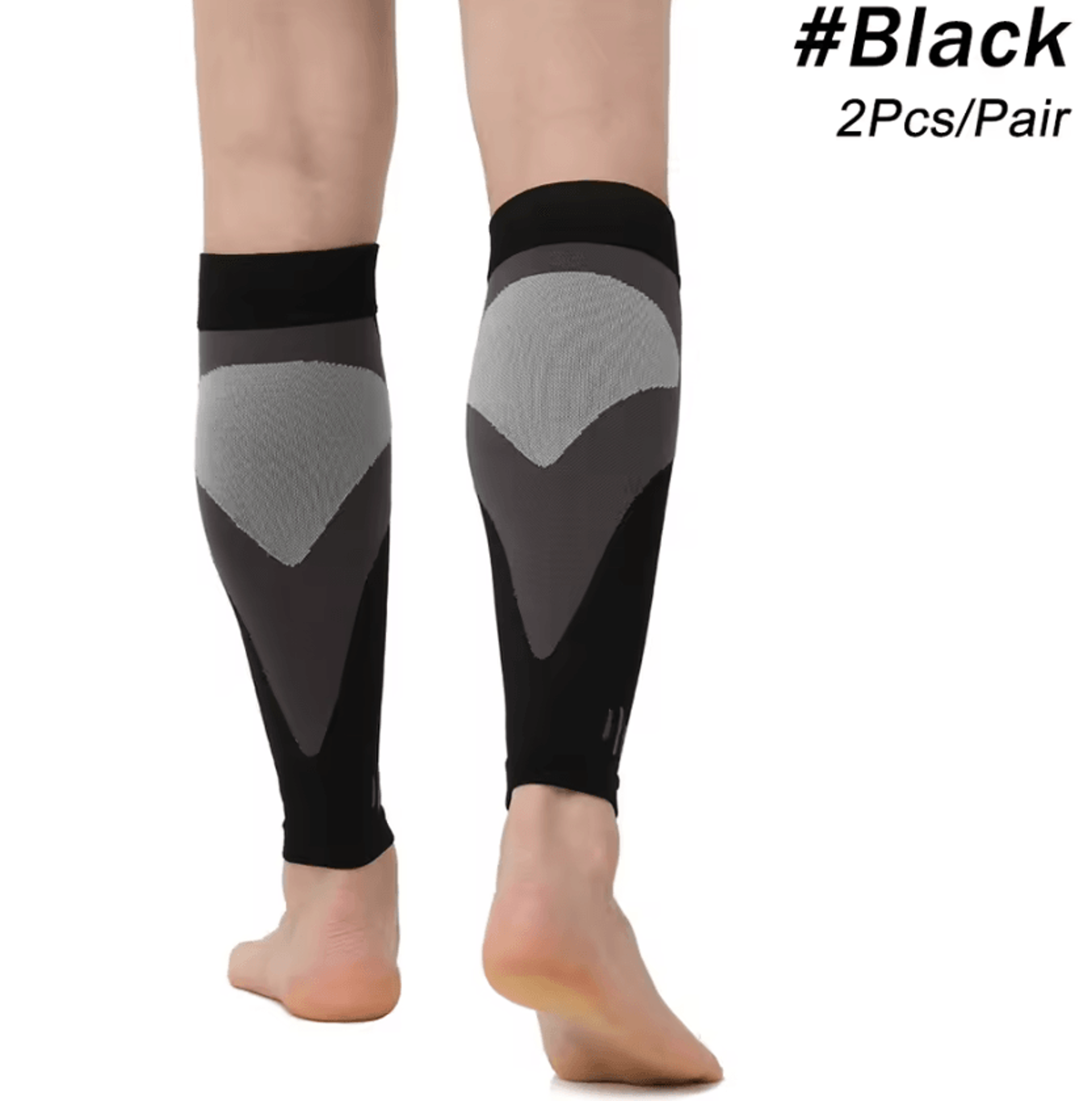 FlexStride Running Calf Compression Sleeves For Shin Support 6