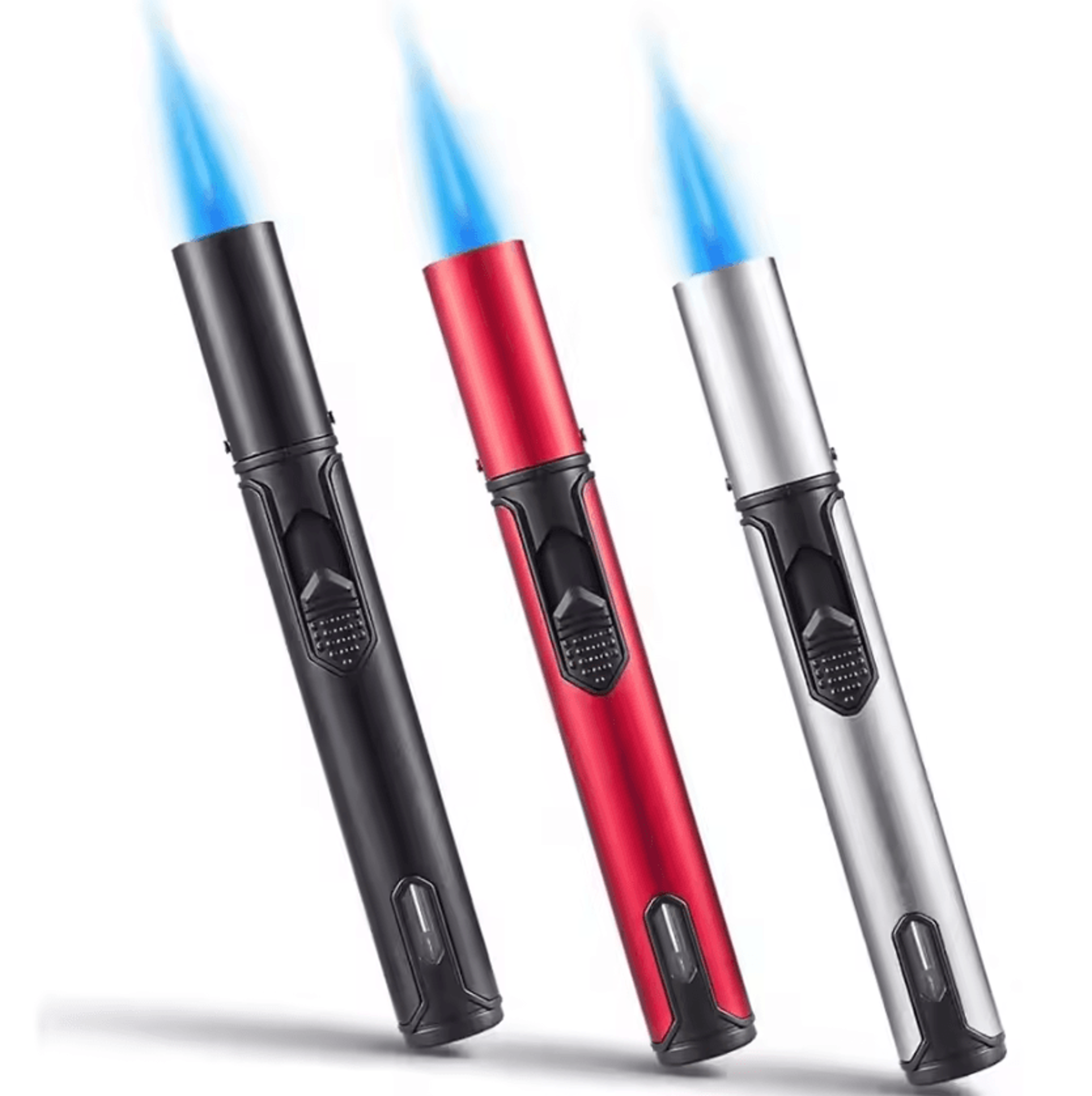 HONEST FlamePro Metal Windproof Jet Torch Pen Lighter For Outdoor And Kitchen Use 0