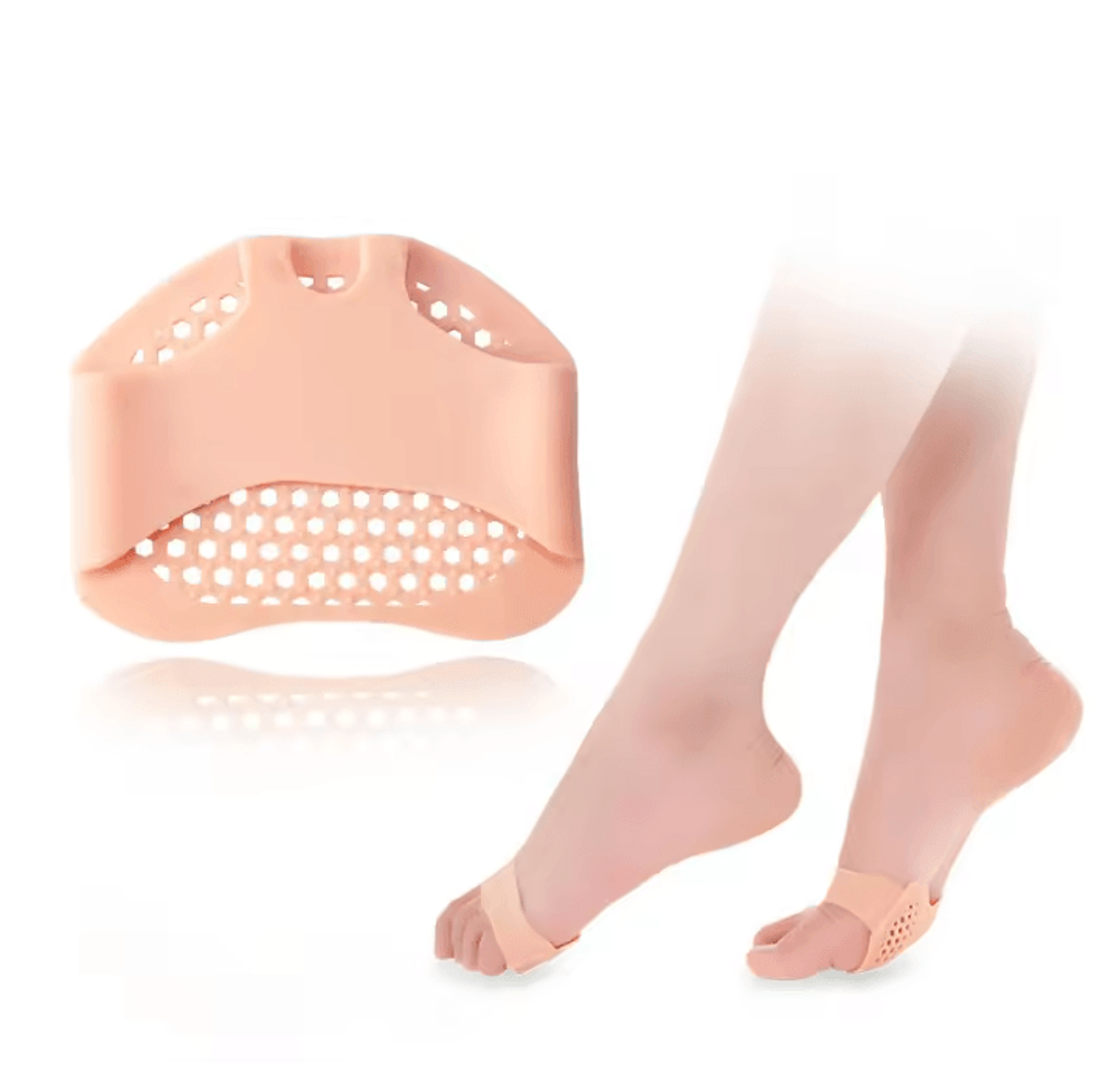 ComfortStride Silicone Gel Foot Pads For Heel And Forefoot Cushioning 2