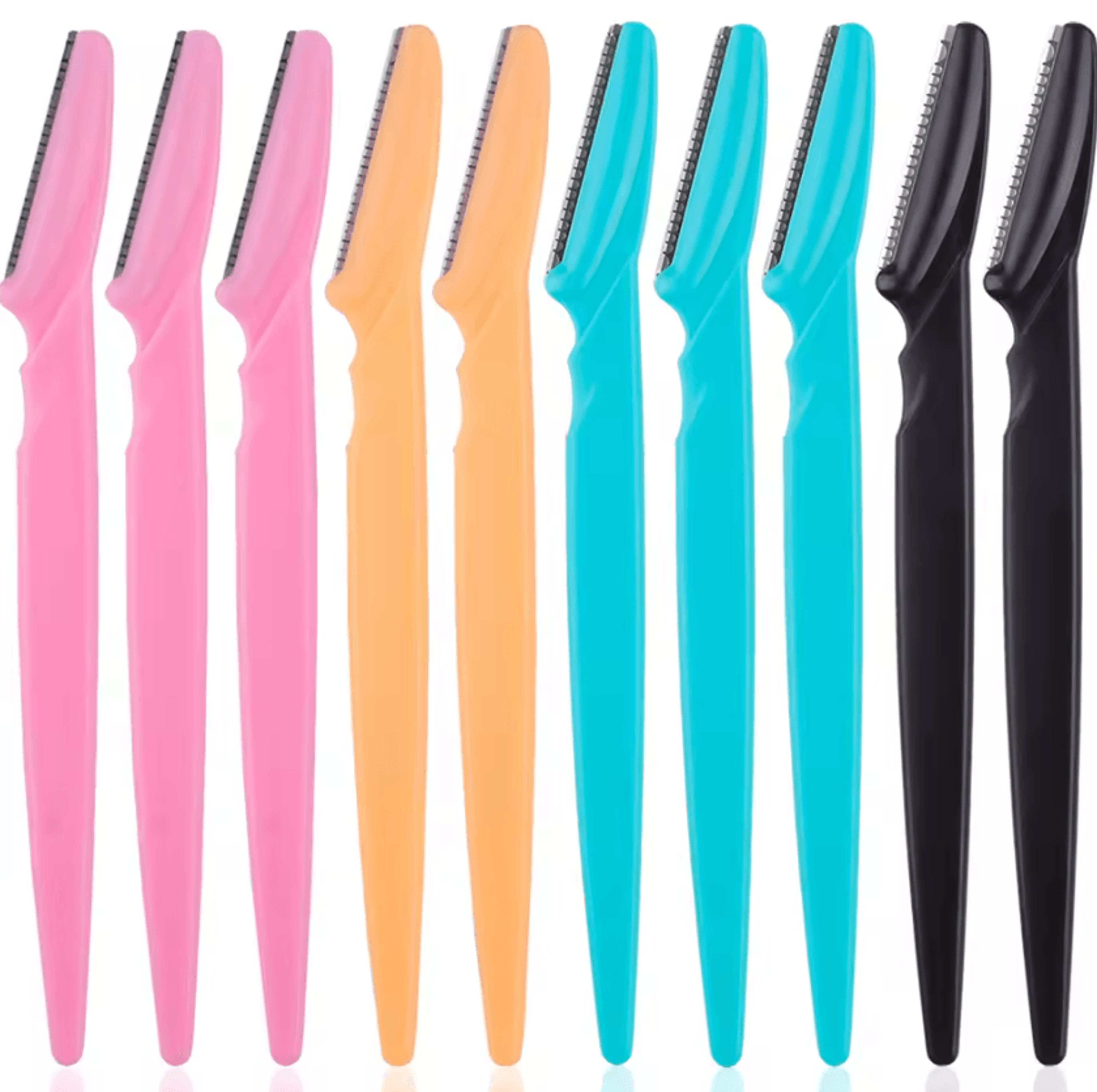 KSHBO SmoothGlow 10Piece Eyebrow Razor And Facial Dermaplaning Tool Set 3